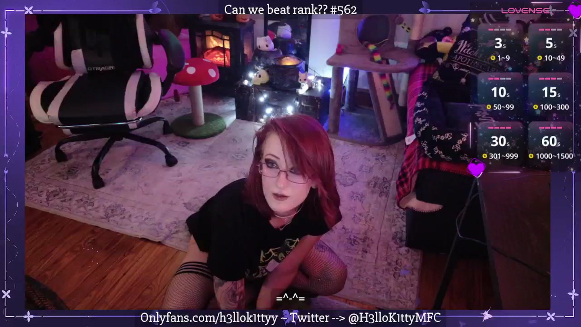 Gallery image thumbnail from H3llok1tty's myfreecams stream on, 10/20/2025, 10:12 image 5 of 20