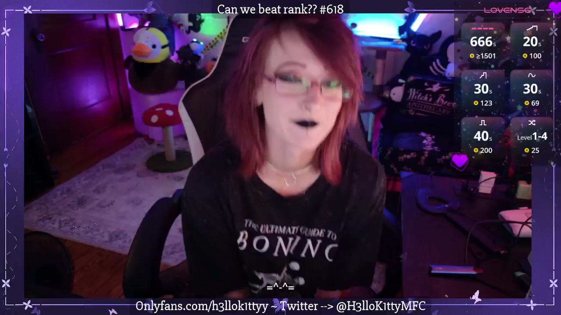 Gallery image thumbnail from H3llok1tty's myfreecams stream on, 10/24/2025, 10:12 image 5 of 20