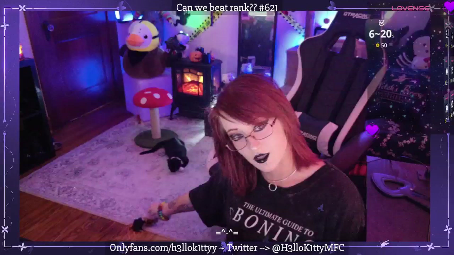 Gallery image thumbnail from H3llok1tty's myfreecams stream on, 10/24/2025, 10:12 image 1 of 20