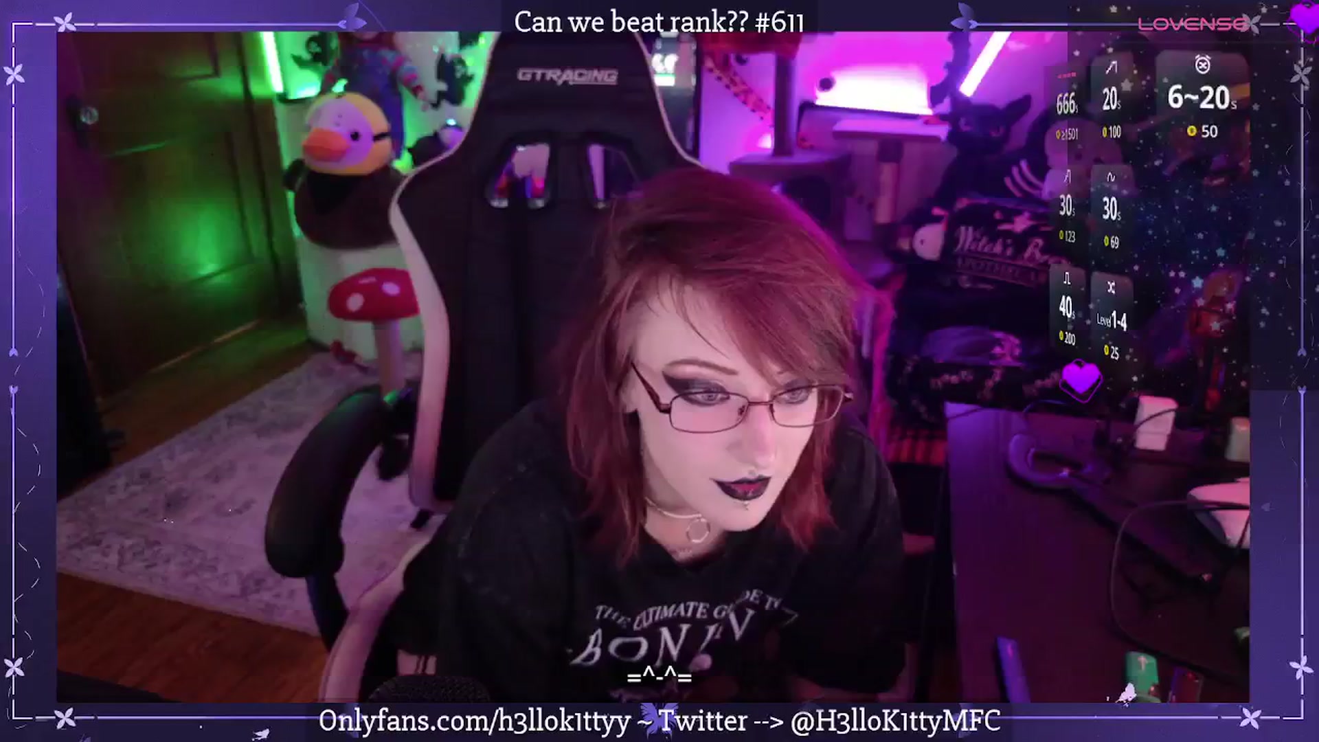 Gallery image thumbnail from H3llok1tty's myfreecams stream on, 10/24/2025, 10:12 image 9 of 20
