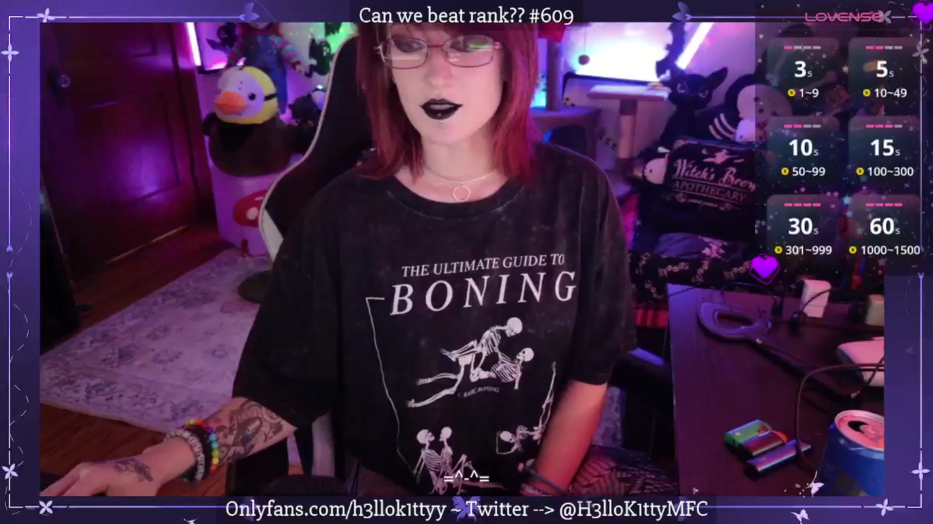 Gallery image thumbnail from H3llok1tty's myfreecams stream on, 10/24/2025, 10:12 image 14 of 20