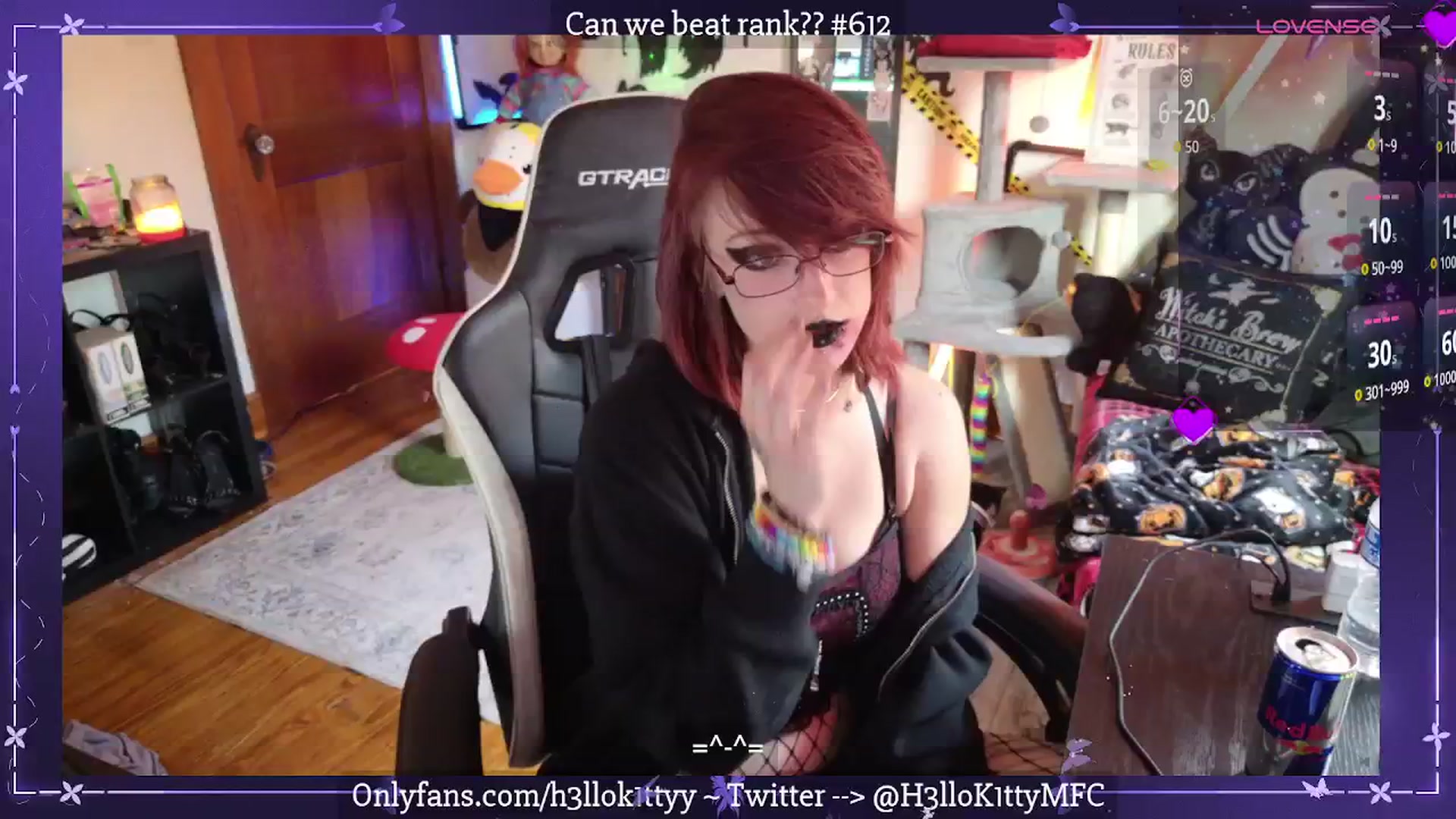 Gallery image thumbnail from H3llok1tty's myfreecams stream on, 10/26/2025, 17:09 image 2 of 20