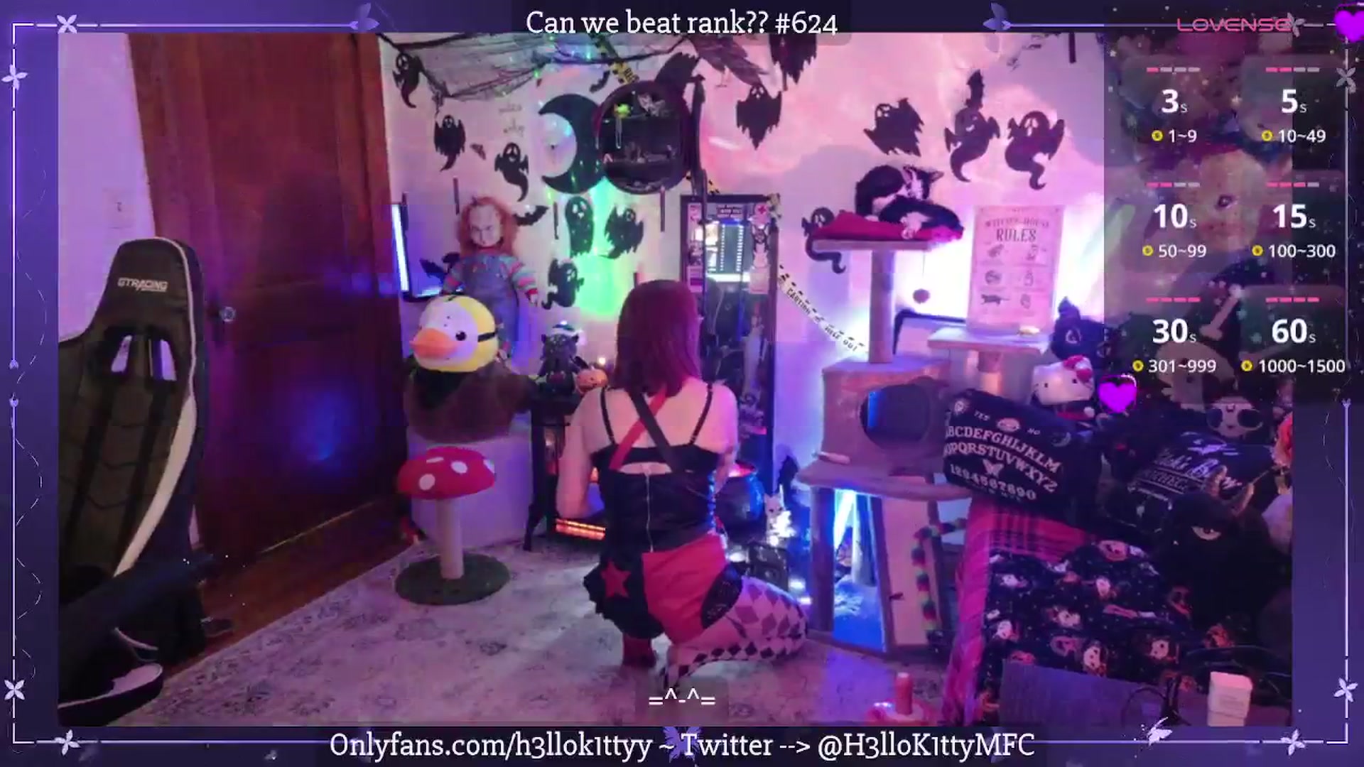 Gallery image thumbnail from H3llok1tty's myfreecams stream on, 10/29/2025, 10:00 image 5 of 20