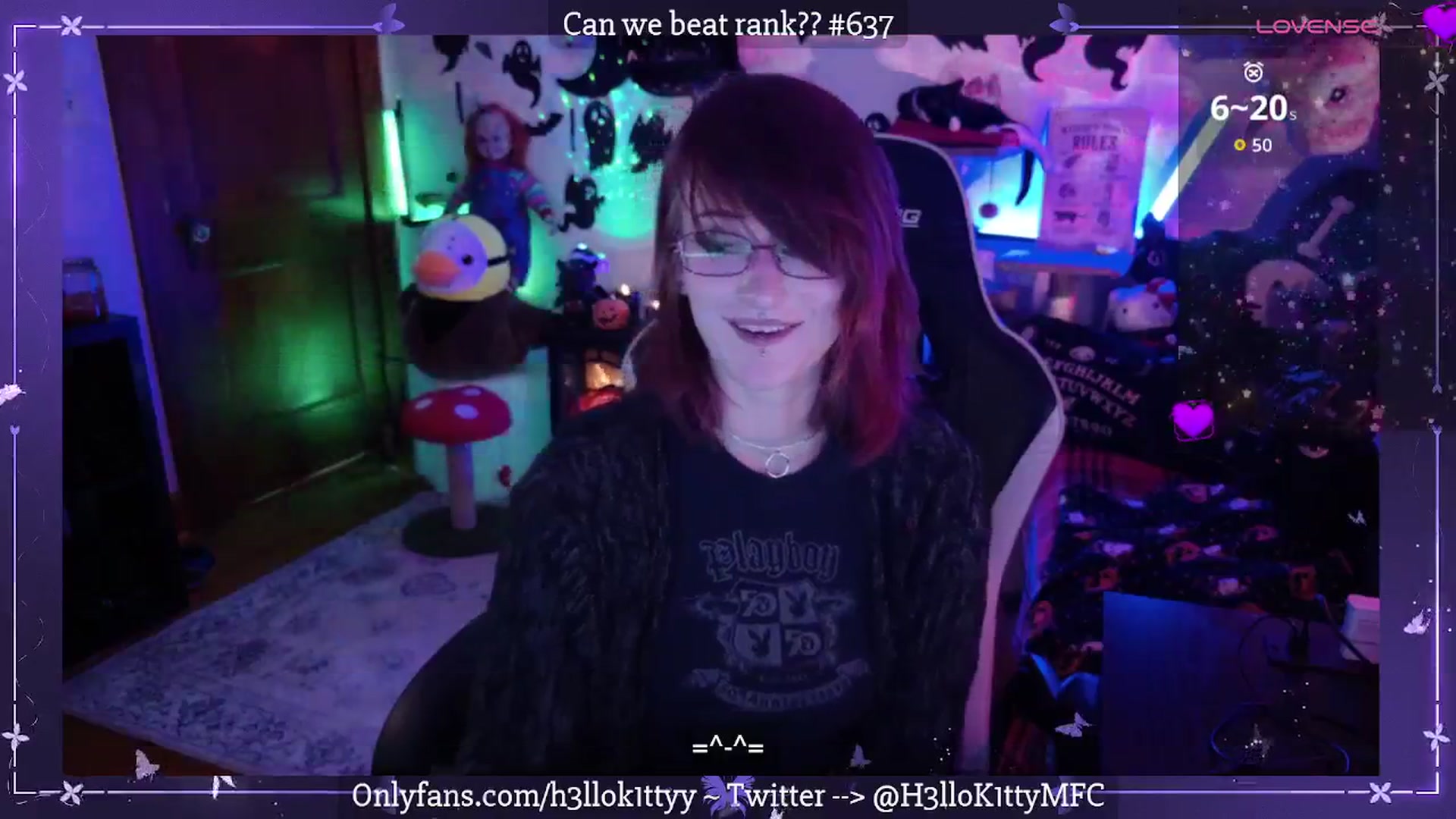 Gallery image thumbnail from H3llok1tty's myfreecams stream on, 10/30/2025, 10:07 image 19 of 20
