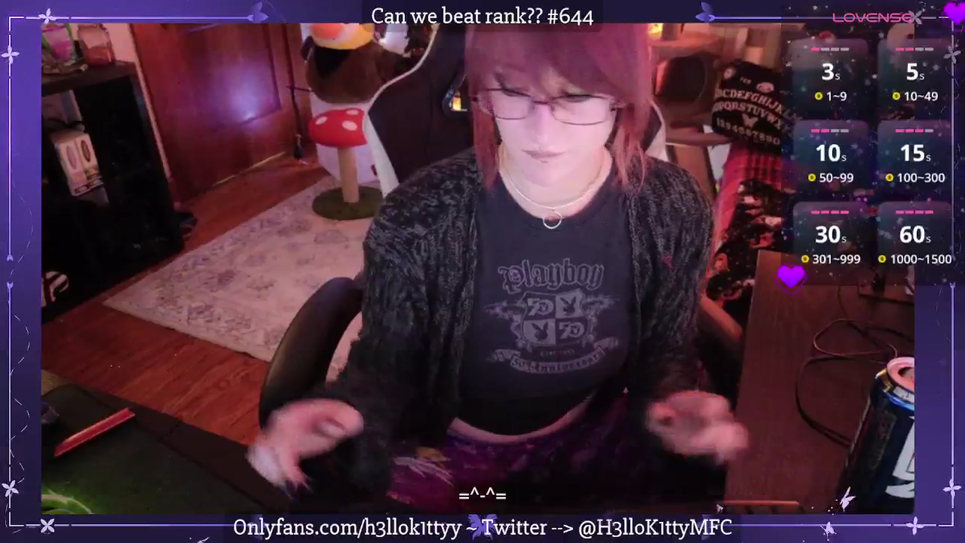 Gallery image thumbnail from H3llok1tty's myfreecams stream on, 10/30/2025, 10:07 image 16 of 20