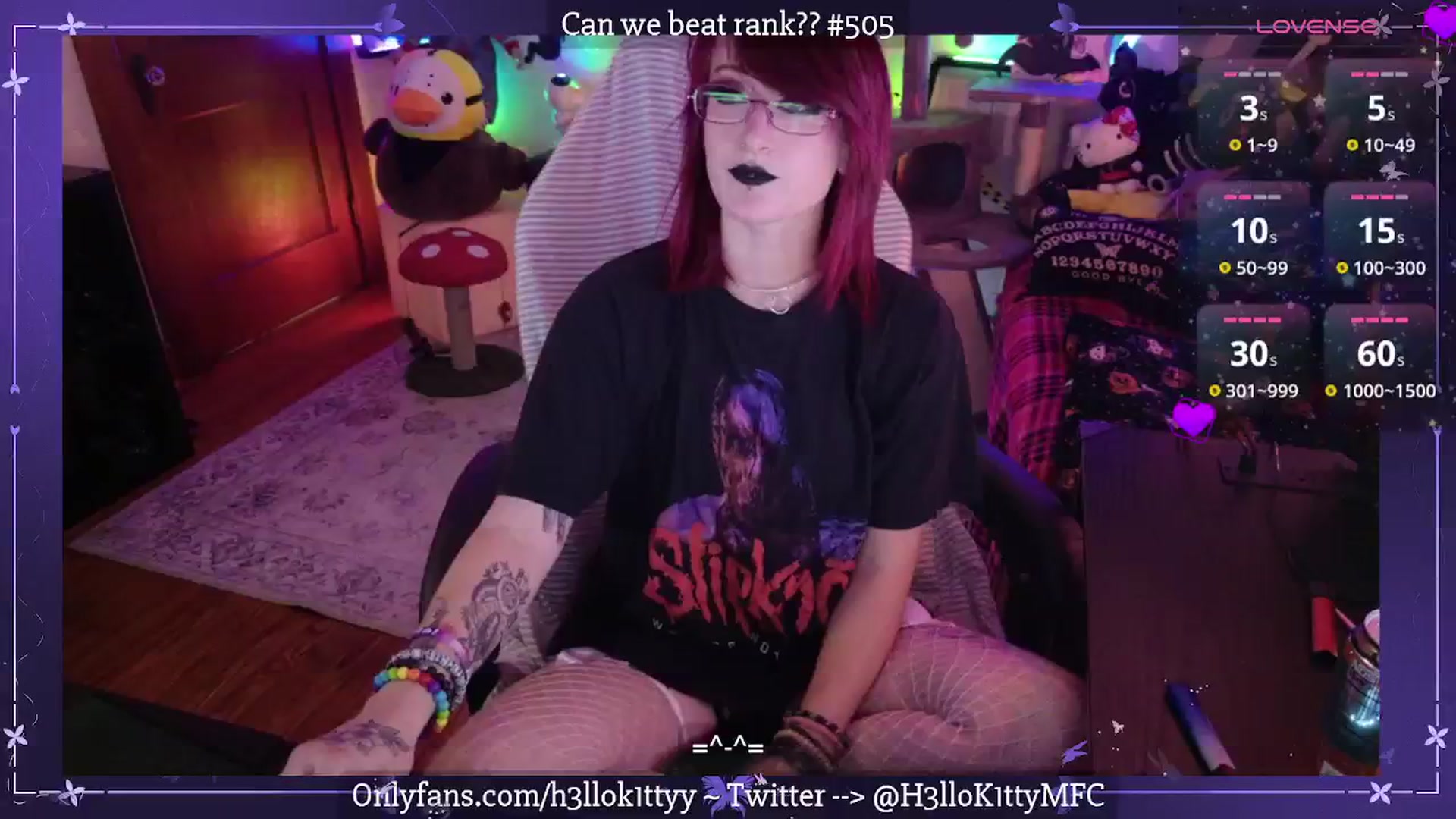 Gallery image thumbnail from H3llok1tty's myfreecams stream on, 11/04/2025, 10:41 image 12 of 20