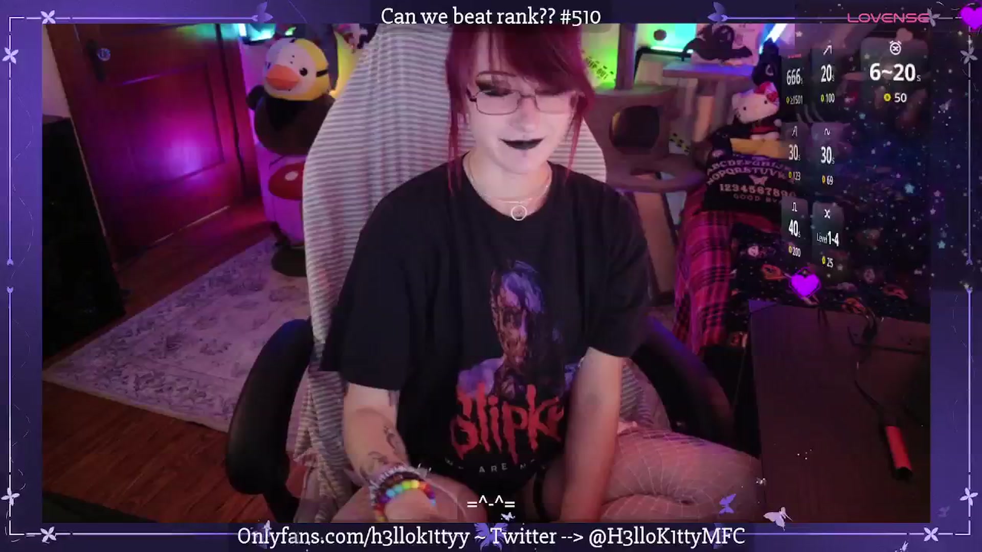 Gallery image thumbnail from H3llok1tty's myfreecams stream on, 11/04/2025, 10:41 image 17 of 20