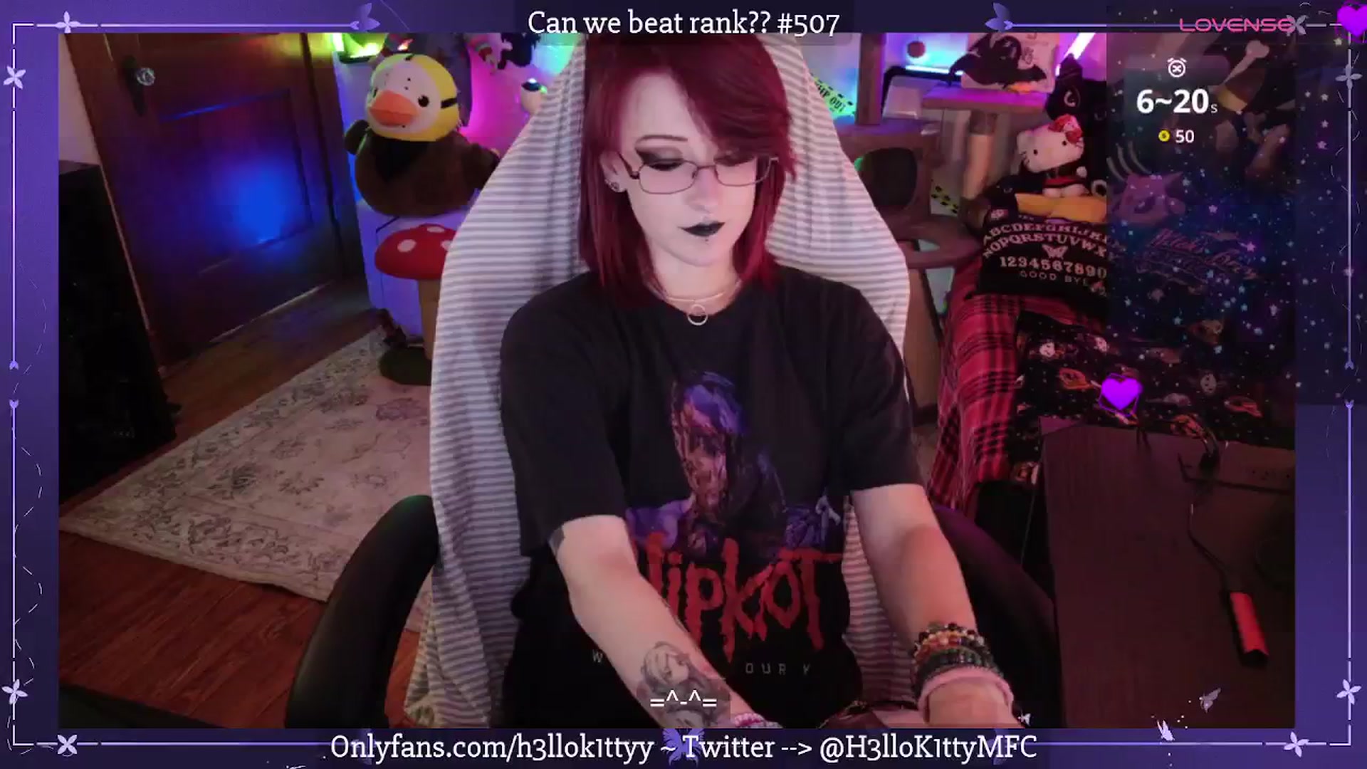 Gallery image thumbnail from H3llok1tty's myfreecams stream on, 11/04/2025, 10:41 image 18 of 20
