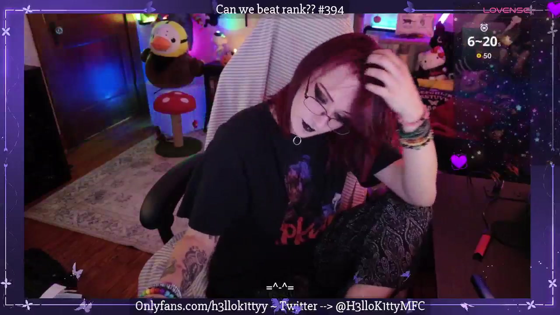 Gallery image thumbnail from H3llok1tty's myfreecams stream on, 11/04/2025, 11:02 image 16 of 20