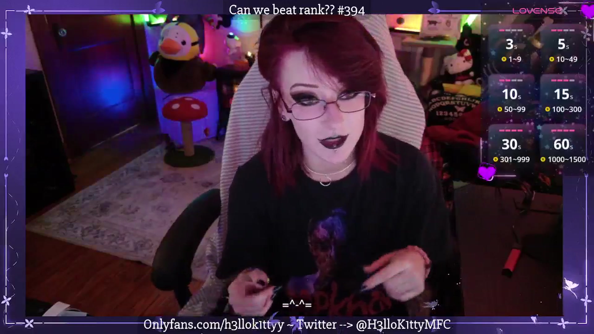 Gallery image thumbnail from H3llok1tty's myfreecams stream on, 11/04/2025, 11:02 image 19 of 20
