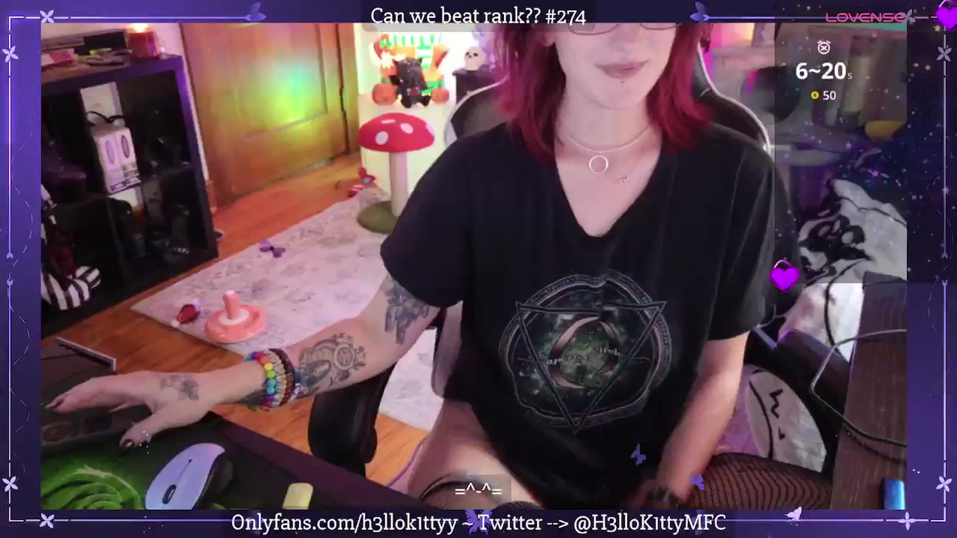 Gallery image thumbnail from H3llok1tty's myfreecams stream on, 11/09/2025, 17:28 image 8 of 20