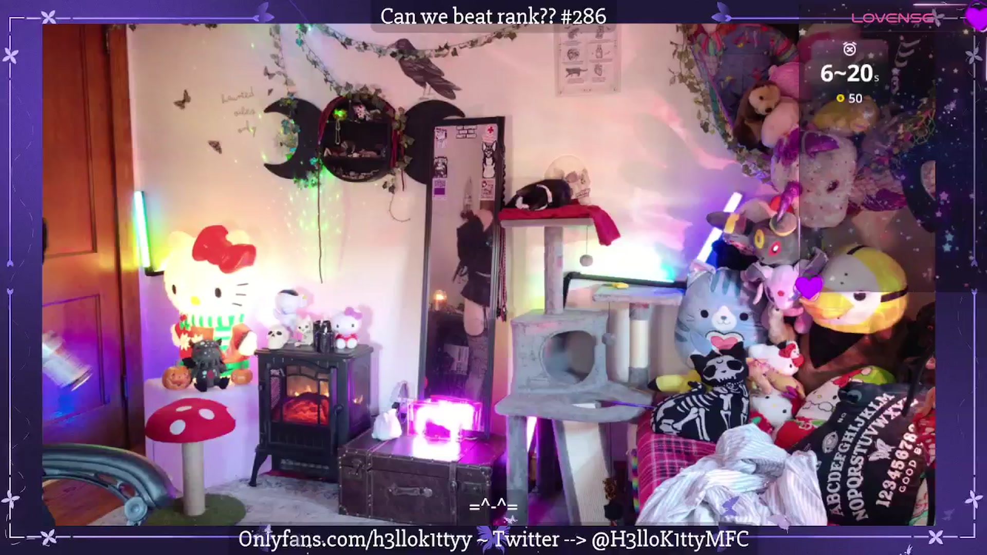 Gallery image thumbnail from H3llok1tty's myfreecams stream on, 11/11/2025, 13:56 image 17 of 20