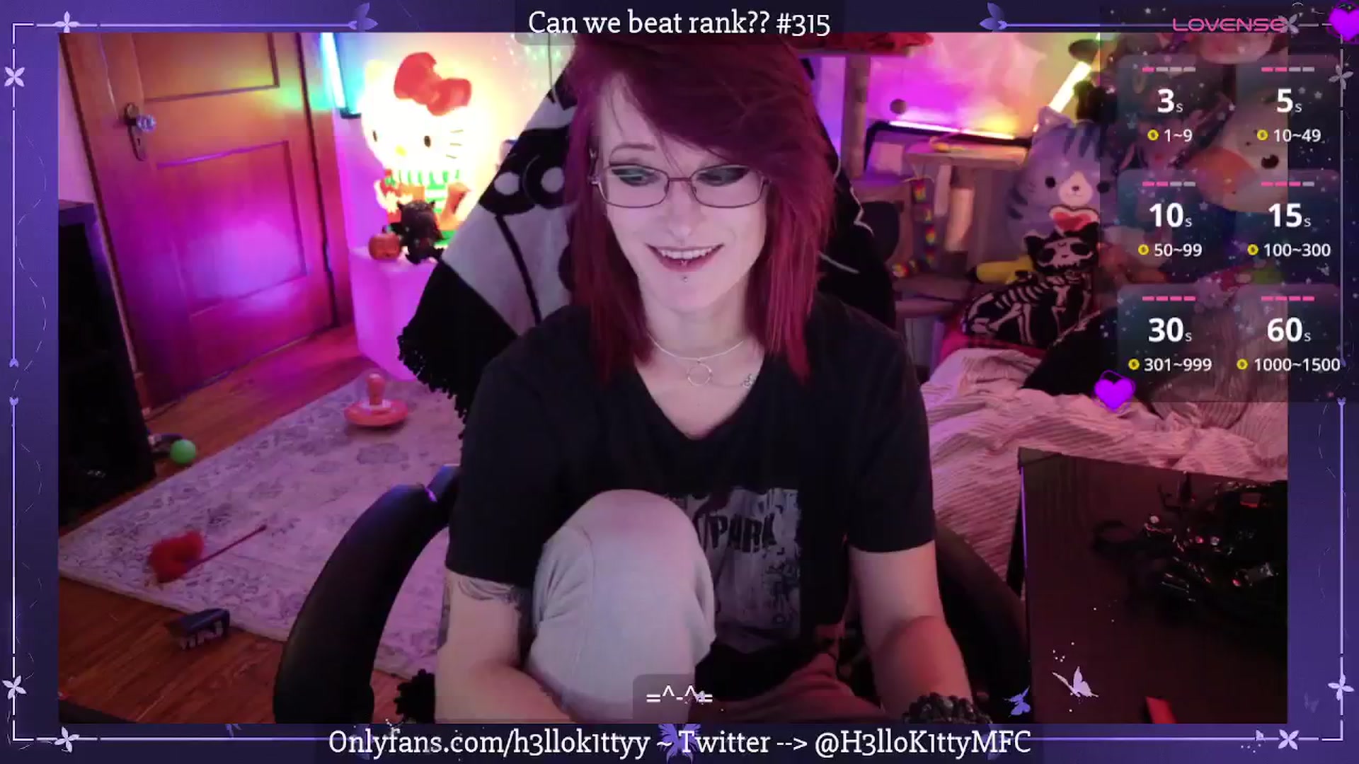 Gallery image thumbnail from H3llok1tty's myfreecams stream on, 11/13/2025, 11:02 image 19 of 20