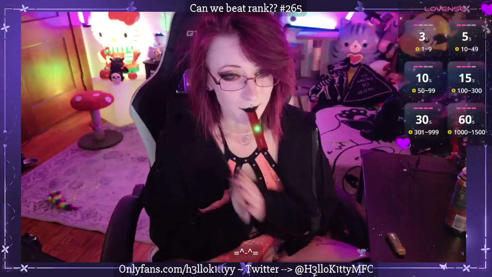 Gallery image thumbnail from H3llok1tty's myfreecams stream on, 11/17/2025, 08:31 image 7 of 20