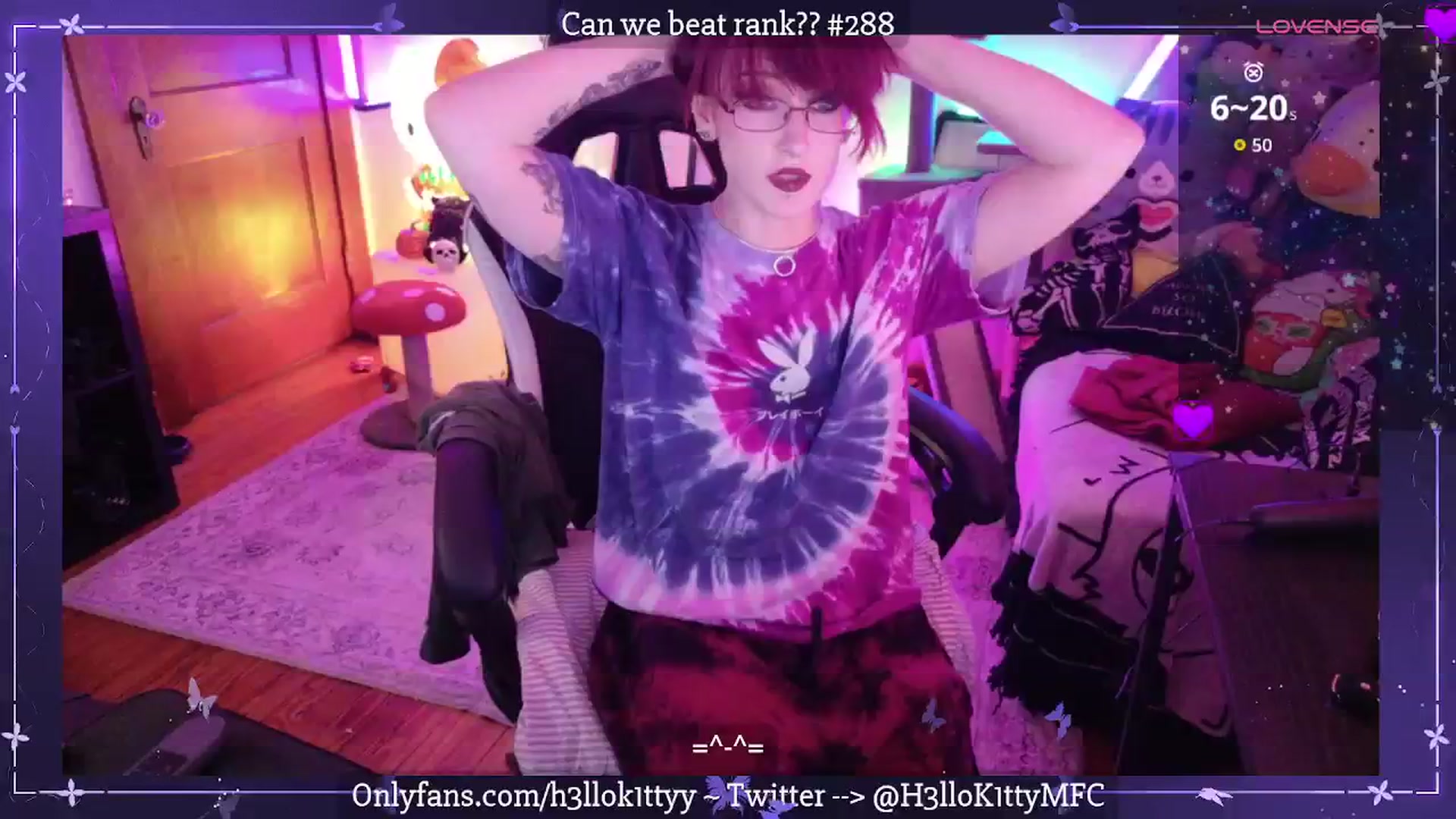 Gallery image thumbnail from H3llok1tty's myfreecams stream on, 11/20/2025, 11:02 image 17 of 20