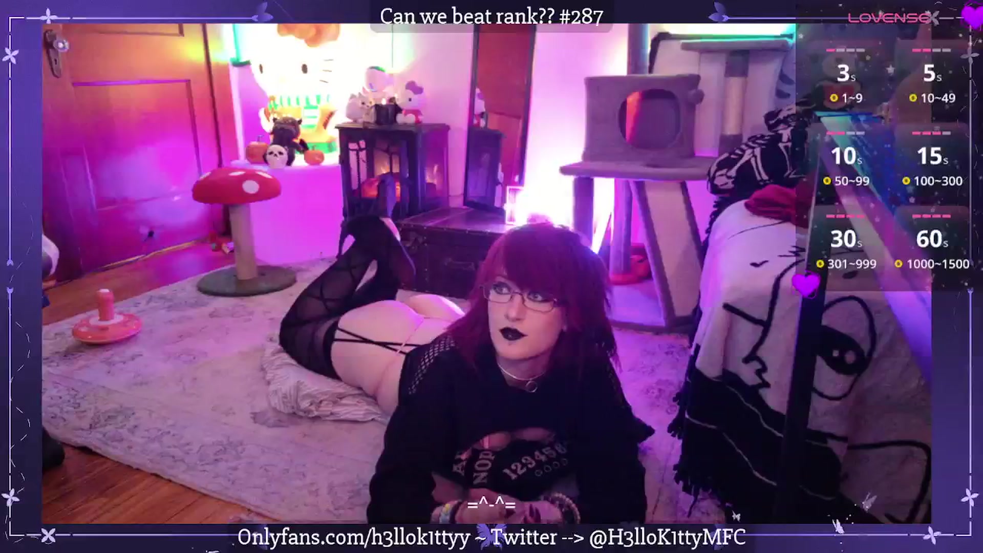 Gallery image thumbnail from H3llok1tty's myfreecams stream on, 11/21/2025, 11:05 image 11 of 20
