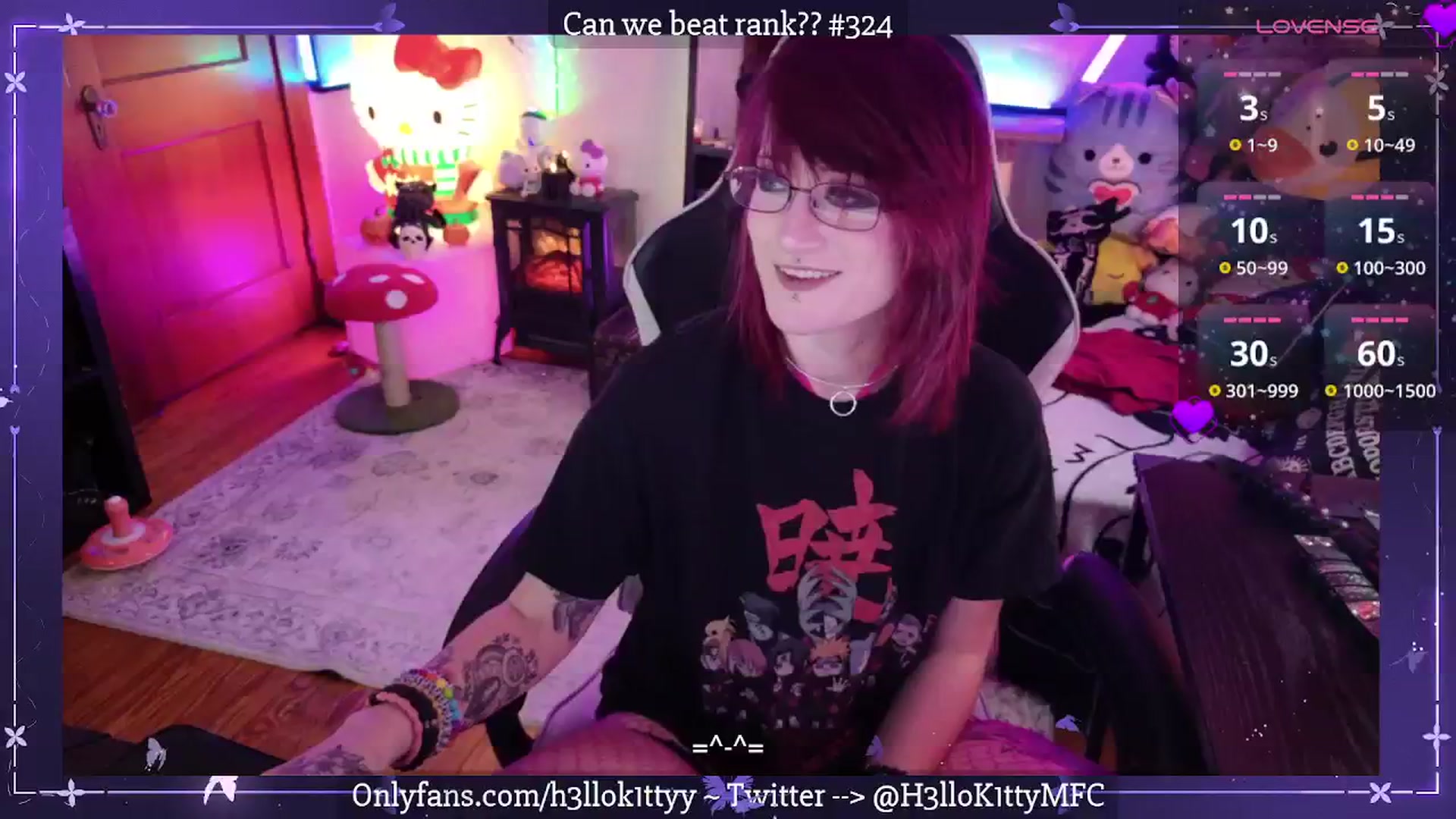 Gallery image thumbnail from H3llok1tty's myfreecams stream on, 11/22/2025, 14:35 image 13 of 20