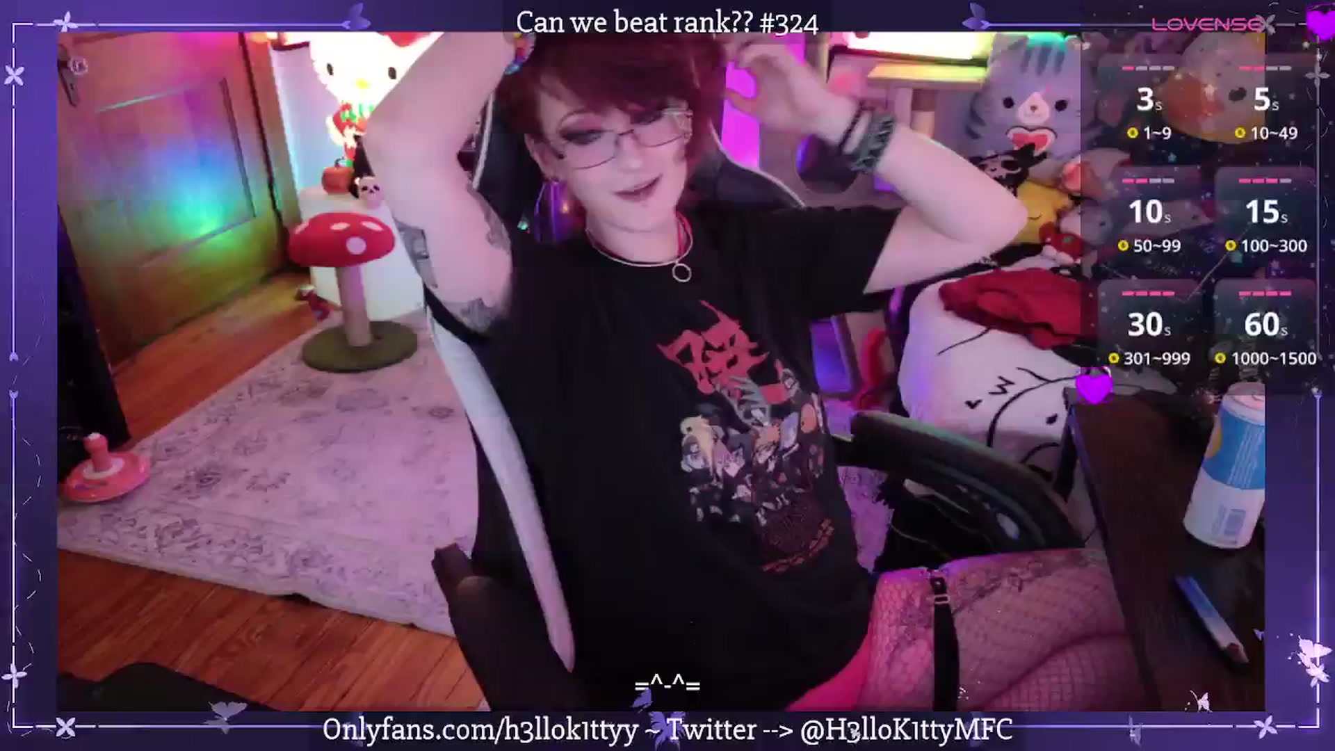 Gallery image thumbnail from H3llok1tty's myfreecams stream on, 11/22/2025, 14:35 image 12 of 20