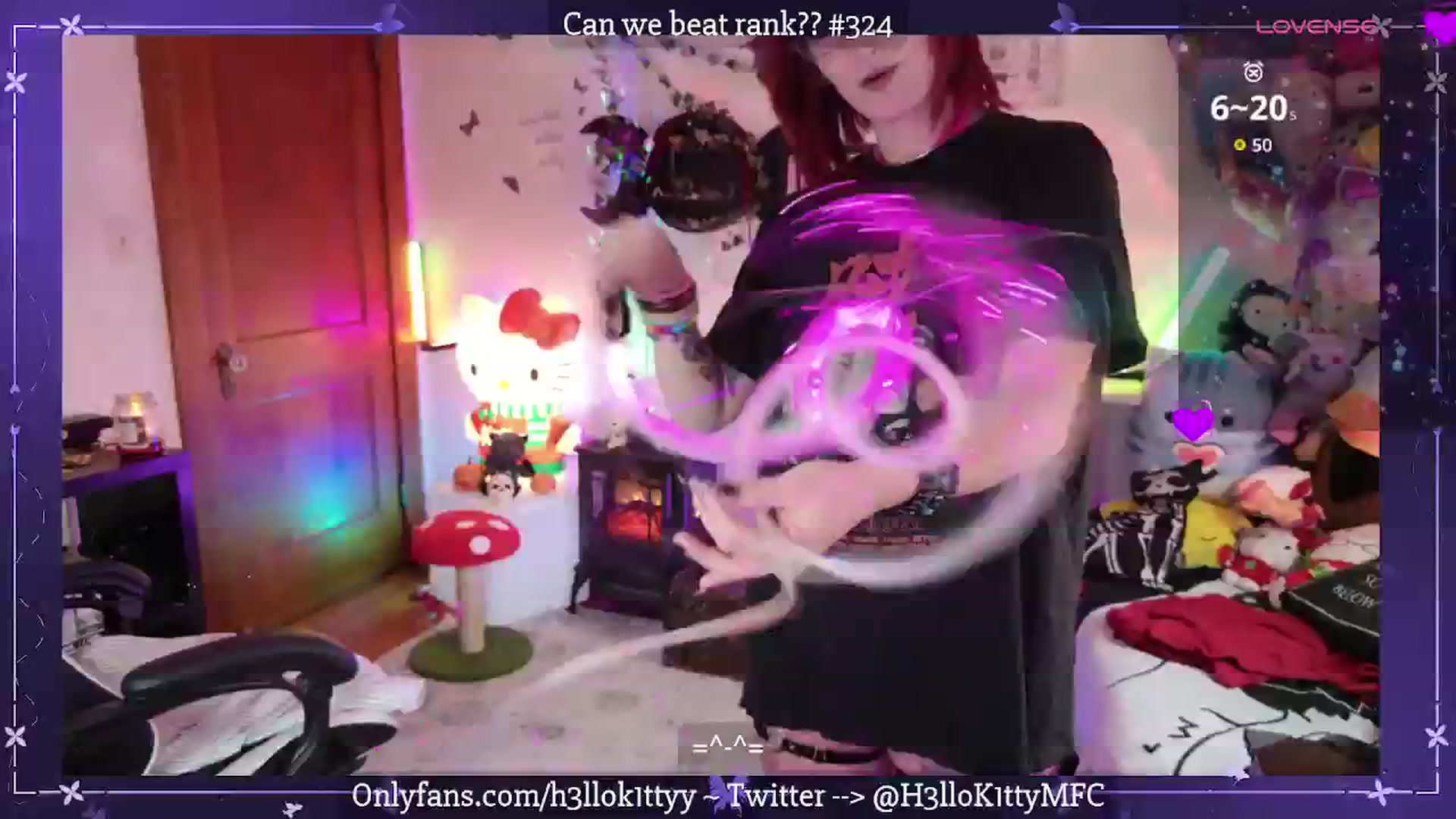 Gallery image thumbnail from H3llok1tty's myfreecams stream on, 11/22/2025, 14:35 image 14 of 20
