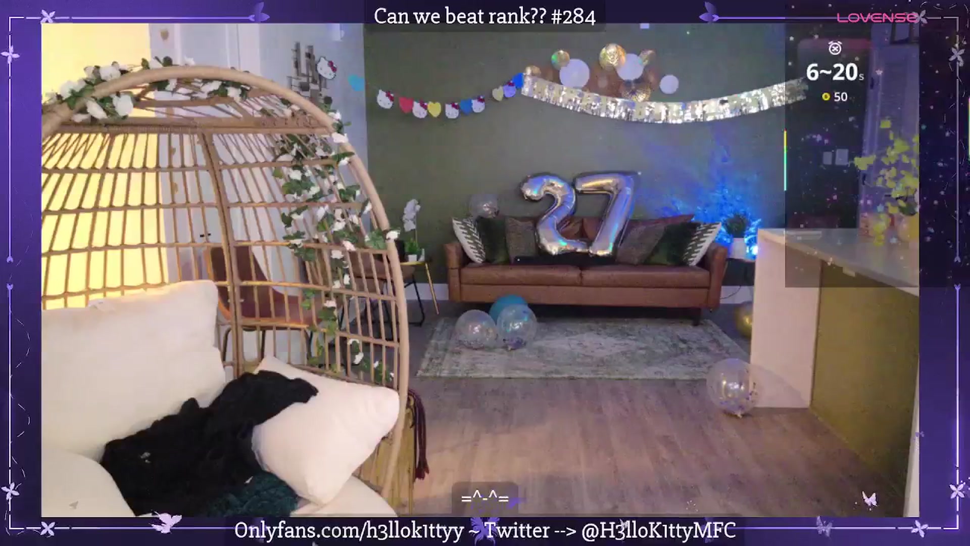 Gallery image thumbnail from H3llok1tty's myfreecams stream on, 11/30/2025, 13:52 image 7 of 20