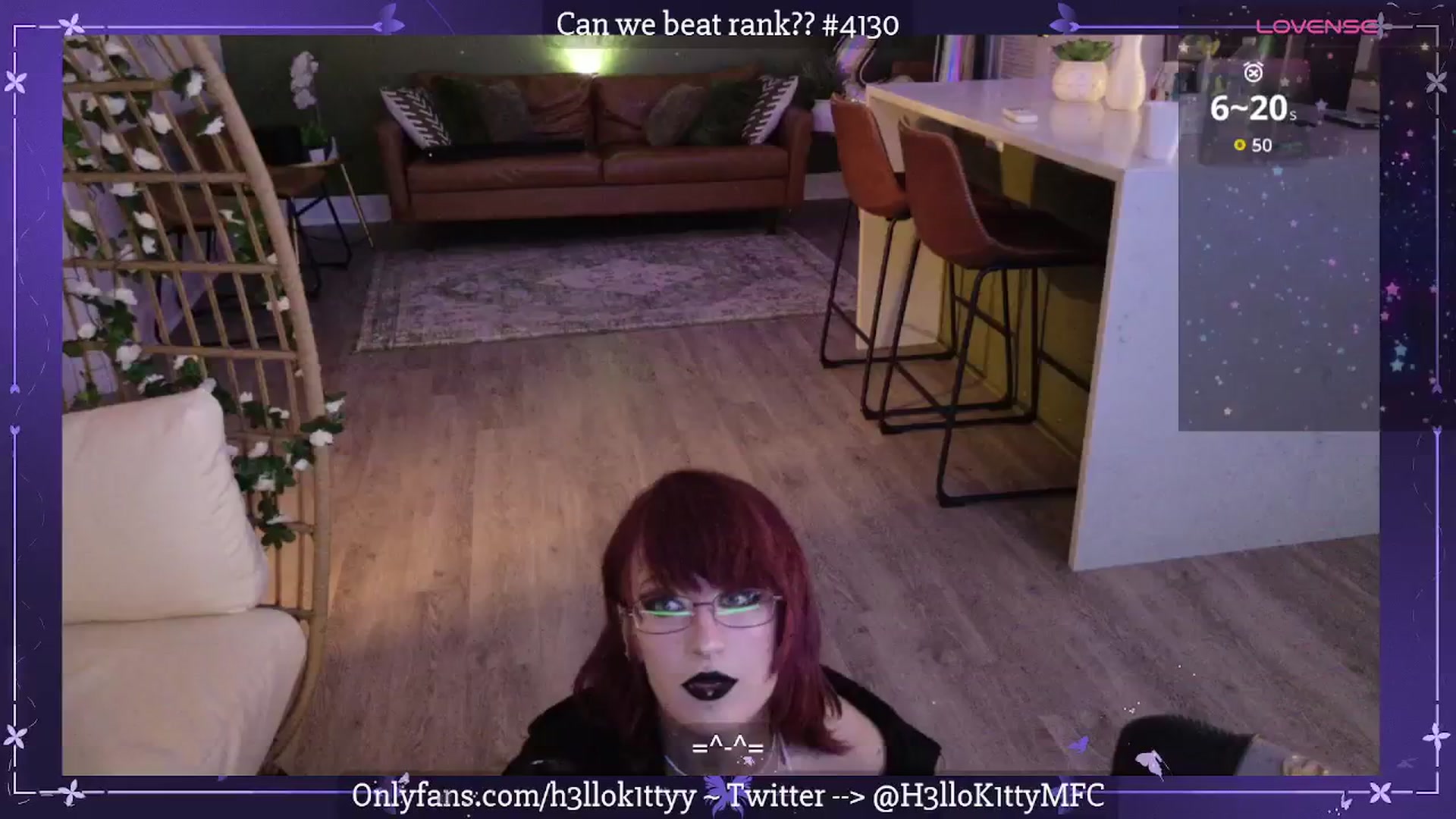 Gallery image thumbnail from H3llok1tty's myfreecams stream on, 12/02/2025, 07:07 image 1 of 20