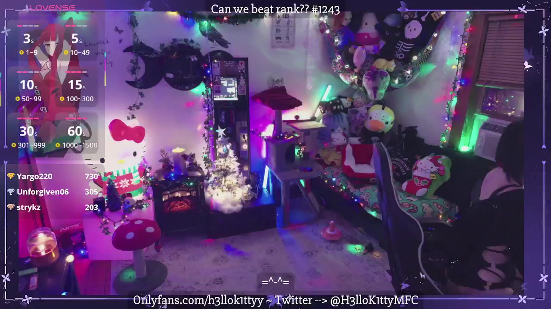 Gallery image thumbnail from H3llok1tty's myfreecams stream on, 12/11/2025, 10:33 image 1 of 20
