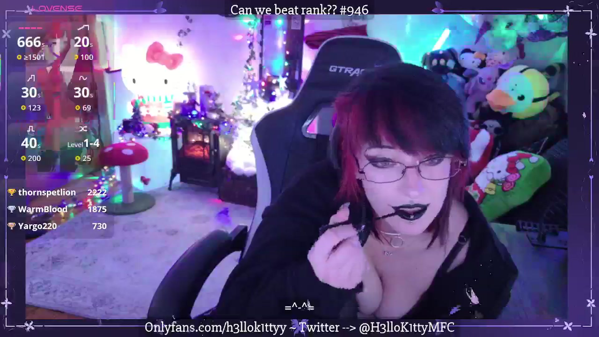 Gallery image thumbnail from H3llok1tty's myfreecams stream on, 12/11/2025, 11:05 image 2 of 20