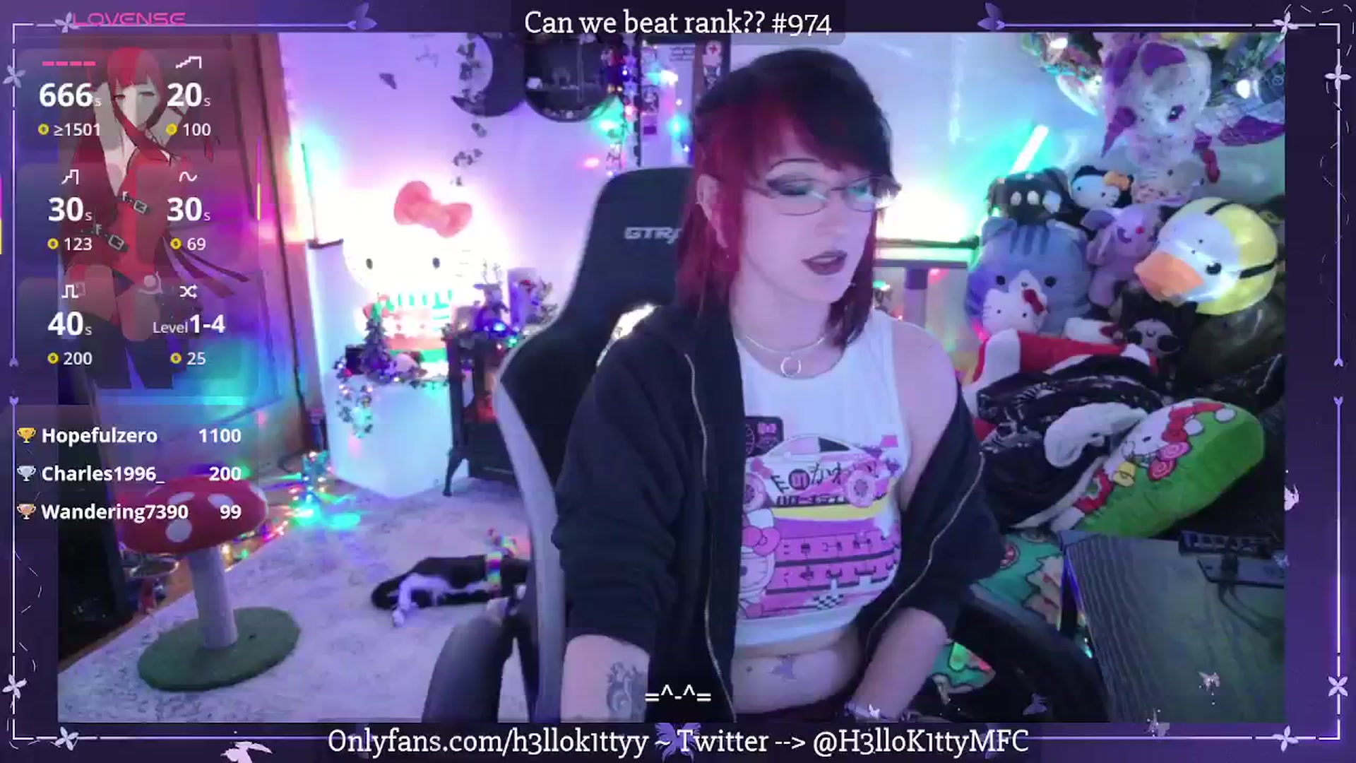 Gallery image thumbnail from H3llok1tty's myfreecams stream on, 12/12/2025, 11:10 image 14 of 20