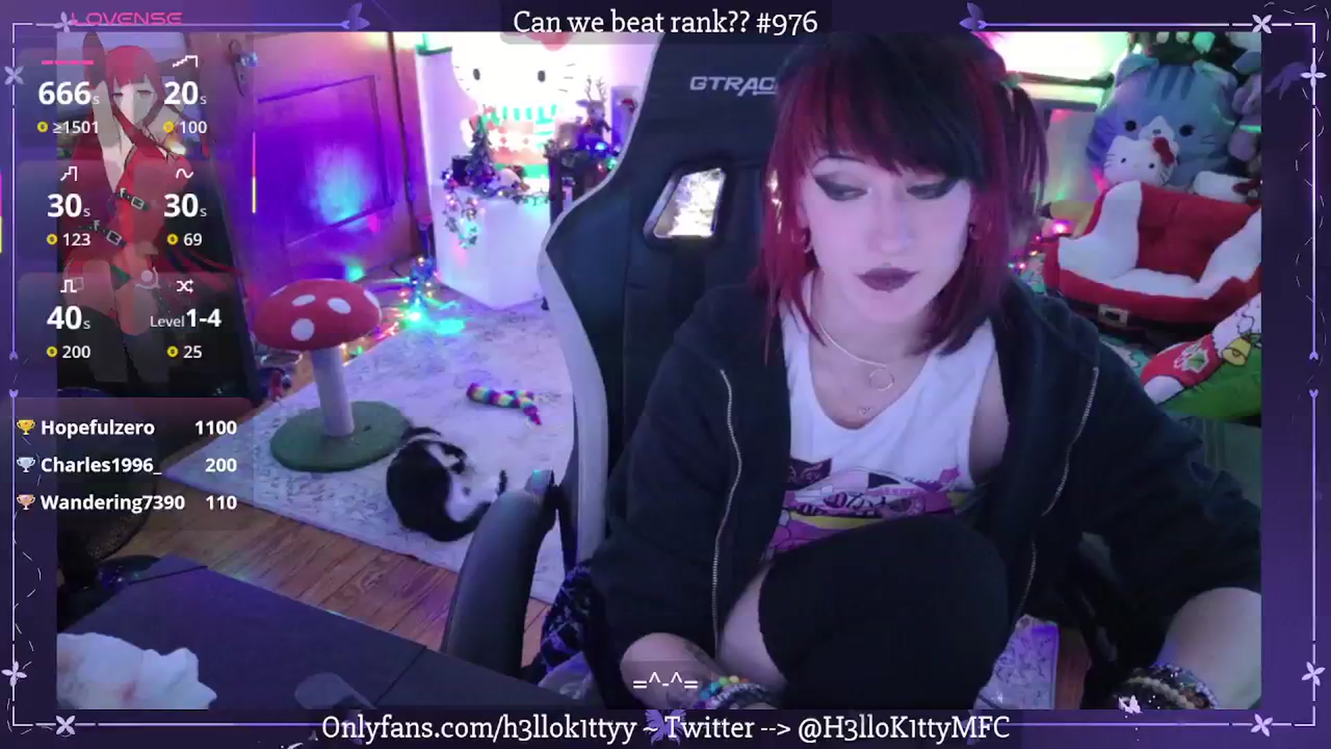 Gallery image thumbnail from H3llok1tty's myfreecams stream on, 12/12/2025, 11:10 image 16 of 20