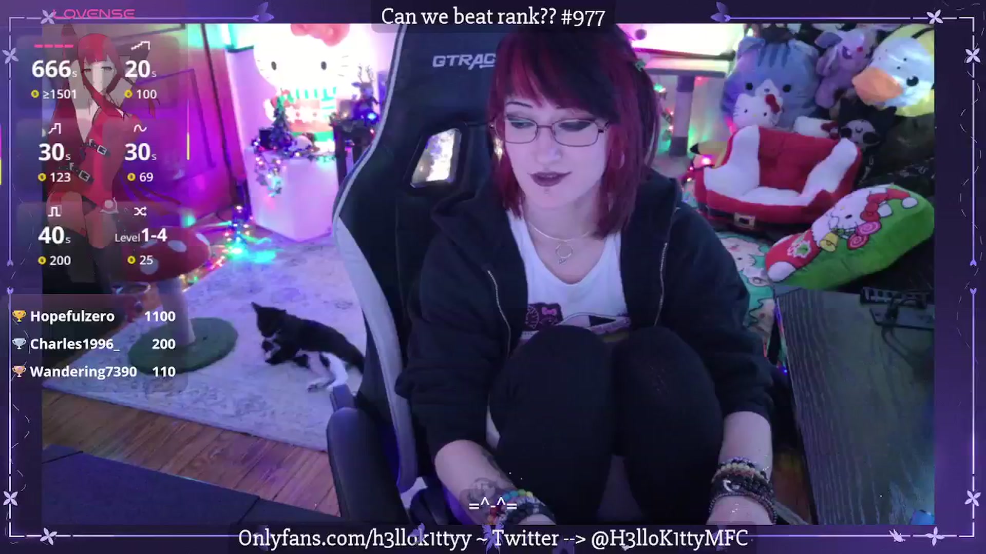 Gallery image thumbnail from H3llok1tty's myfreecams stream on, 12/12/2025, 11:10 image 18 of 20