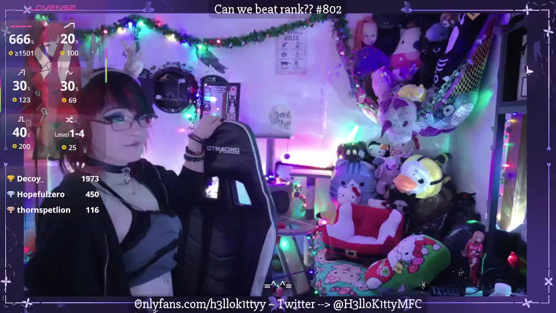 Gallery image thumbnail from H3llok1tty's myfreecams stream on, 12/13/2025, 13:26 image 9 of 20