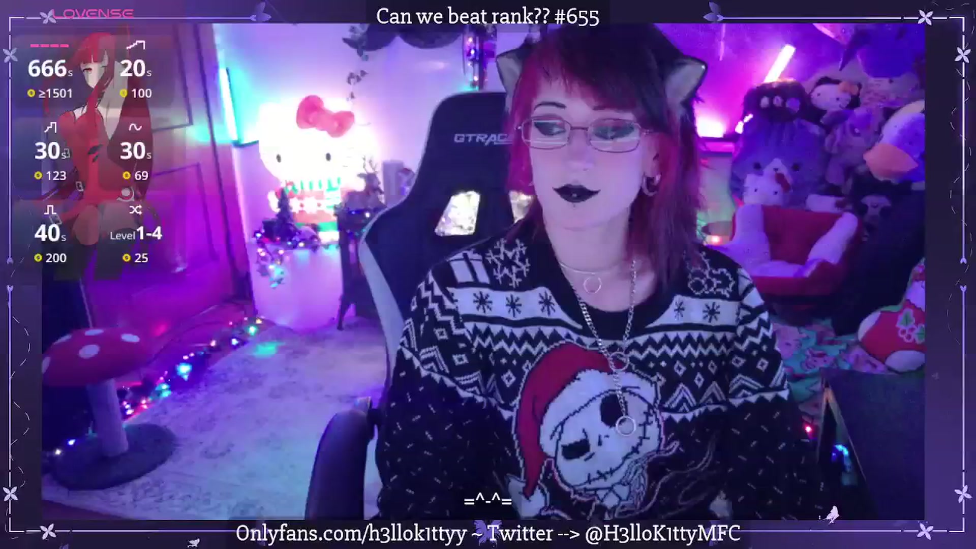 Gallery image thumbnail from H3llok1tty's myfreecams stream on, 12/18/2025, 09:06 image 9 of 20