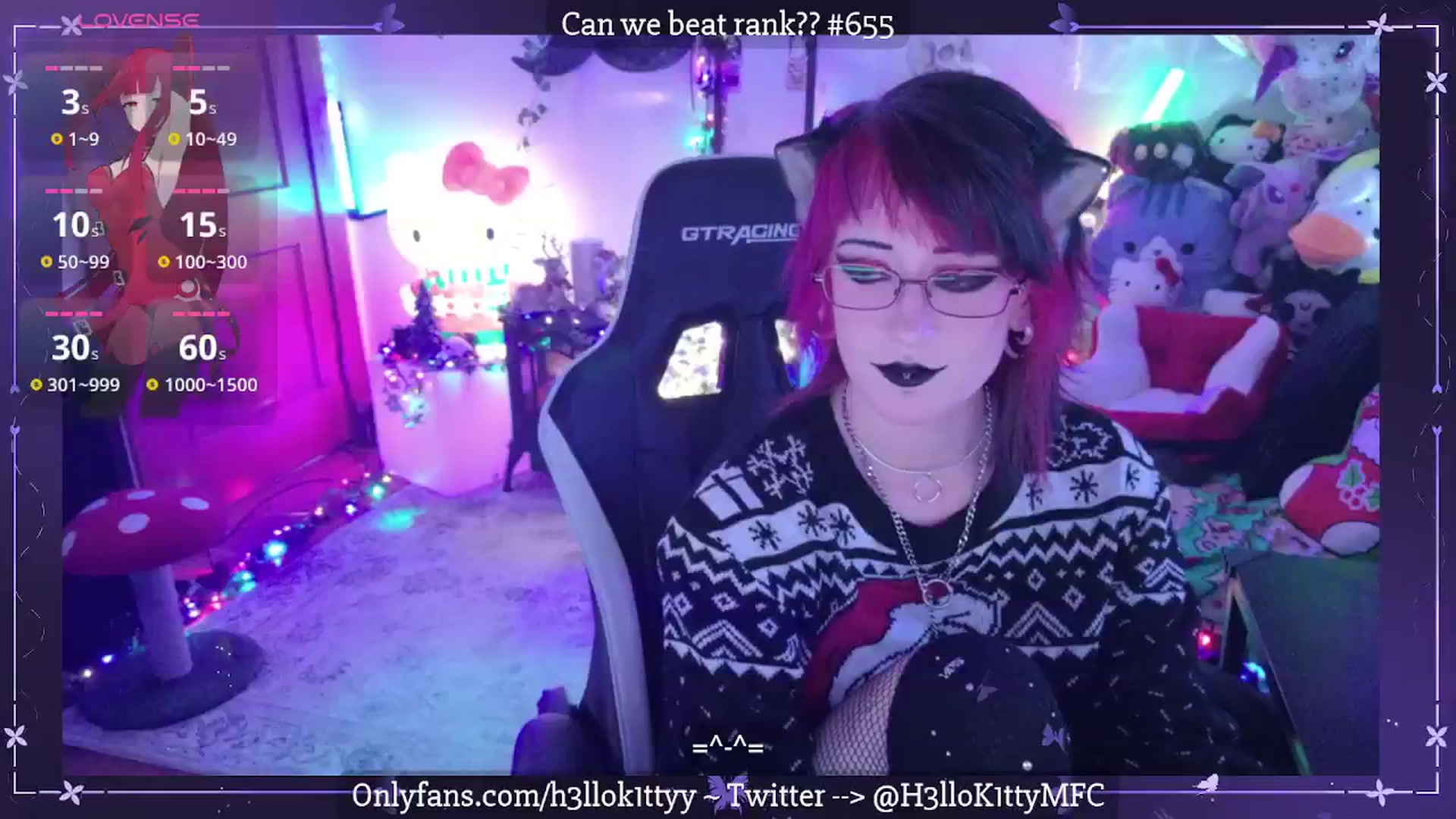 Gallery image thumbnail from H3llok1tty's myfreecams stream on, 12/18/2025, 09:06 image 12 of 20