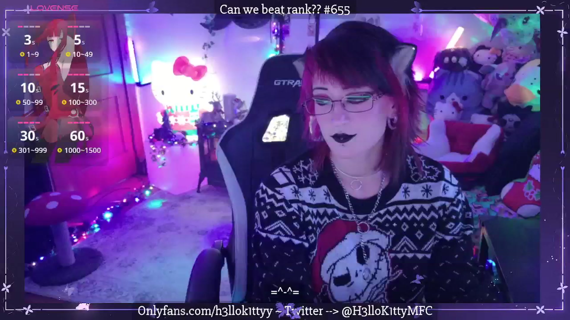 Gallery image thumbnail from H3llok1tty's myfreecams stream on, 12/18/2025, 09:06 image 5 of 20