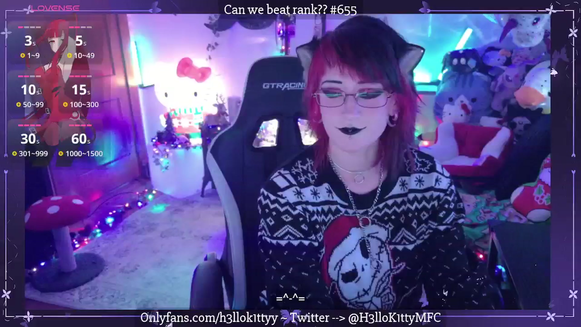 Gallery image thumbnail from H3llok1tty's myfreecams stream on, 12/18/2025, 09:06 image 3 of 20