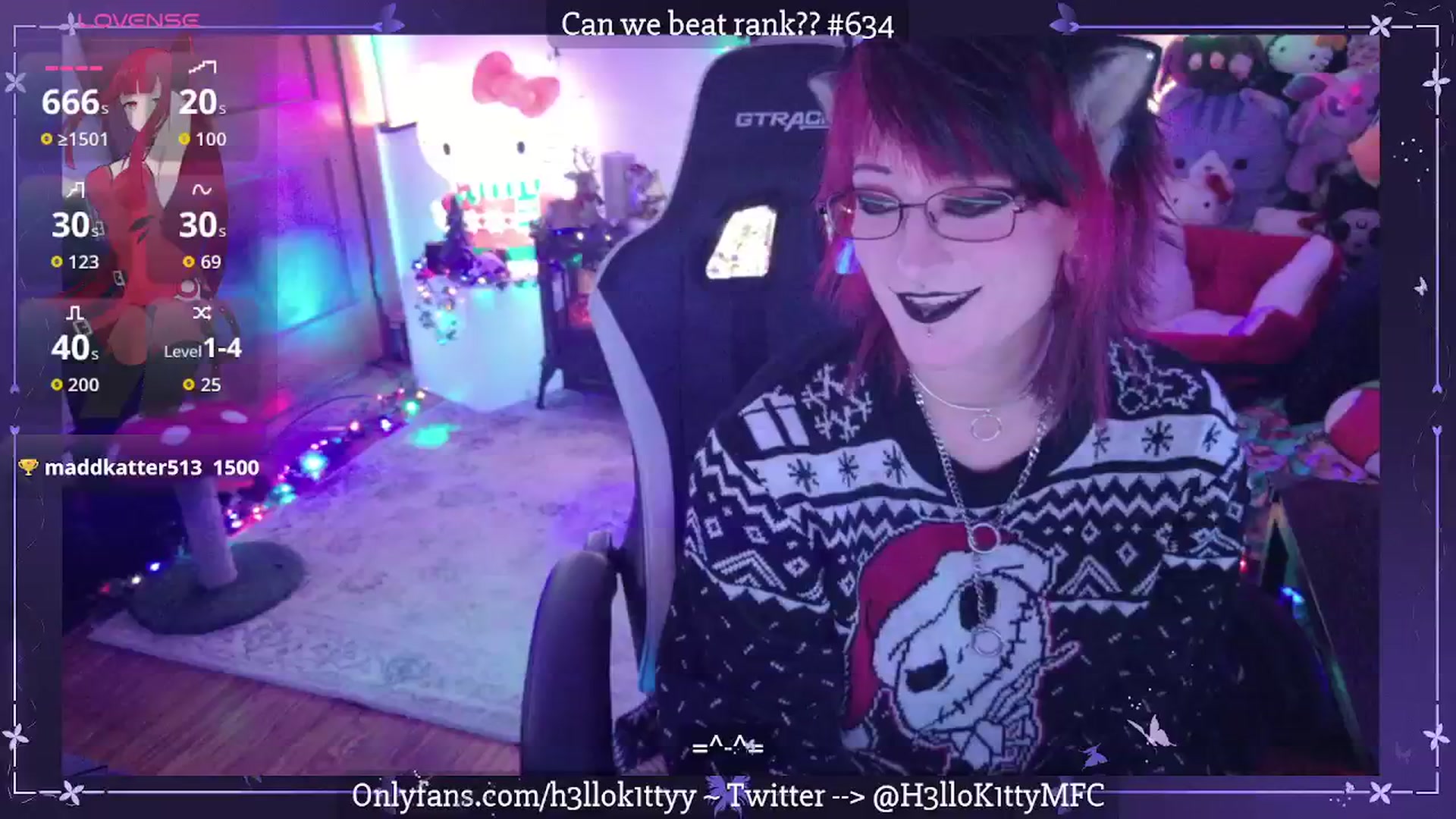Gallery image thumbnail from H3llok1tty's myfreecams stream on, 12/18/2025, 09:06 image 20 of 20