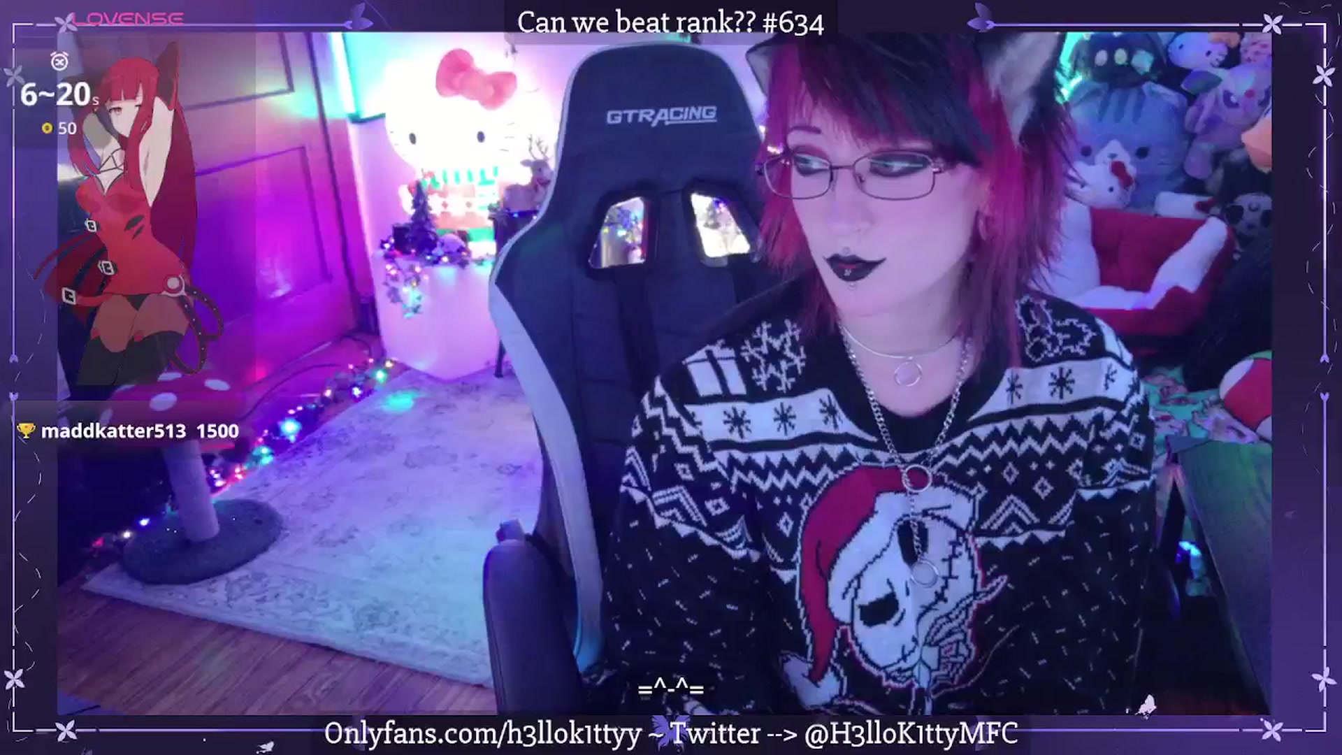 Gallery image thumbnail from H3llok1tty's myfreecams stream on, 12/18/2025, 09:06 image 19 of 20