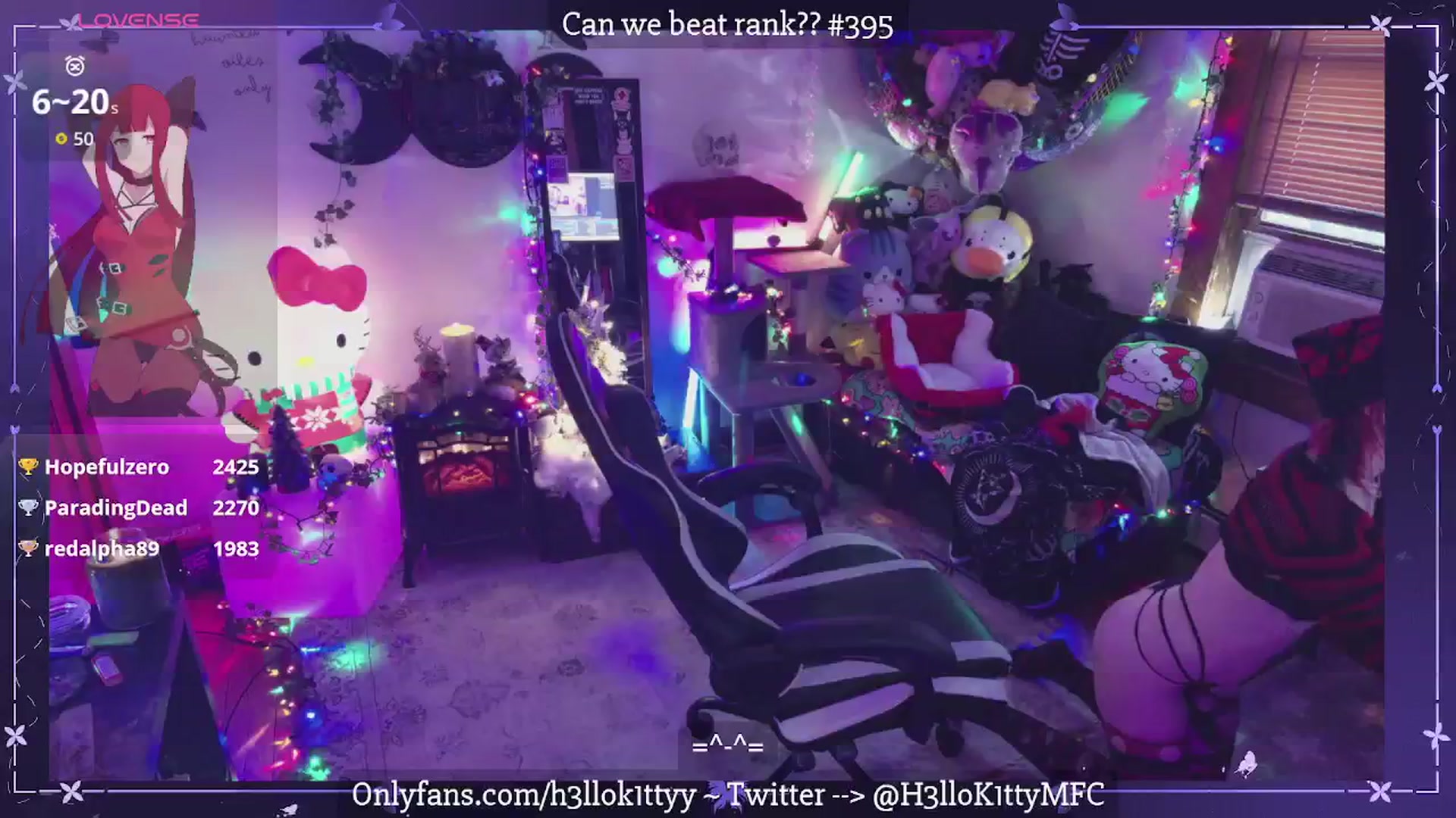 Gallery image thumbnail from H3llok1tty's myfreecams stream on, 12/19/2025, 12:52 image 18 of 20