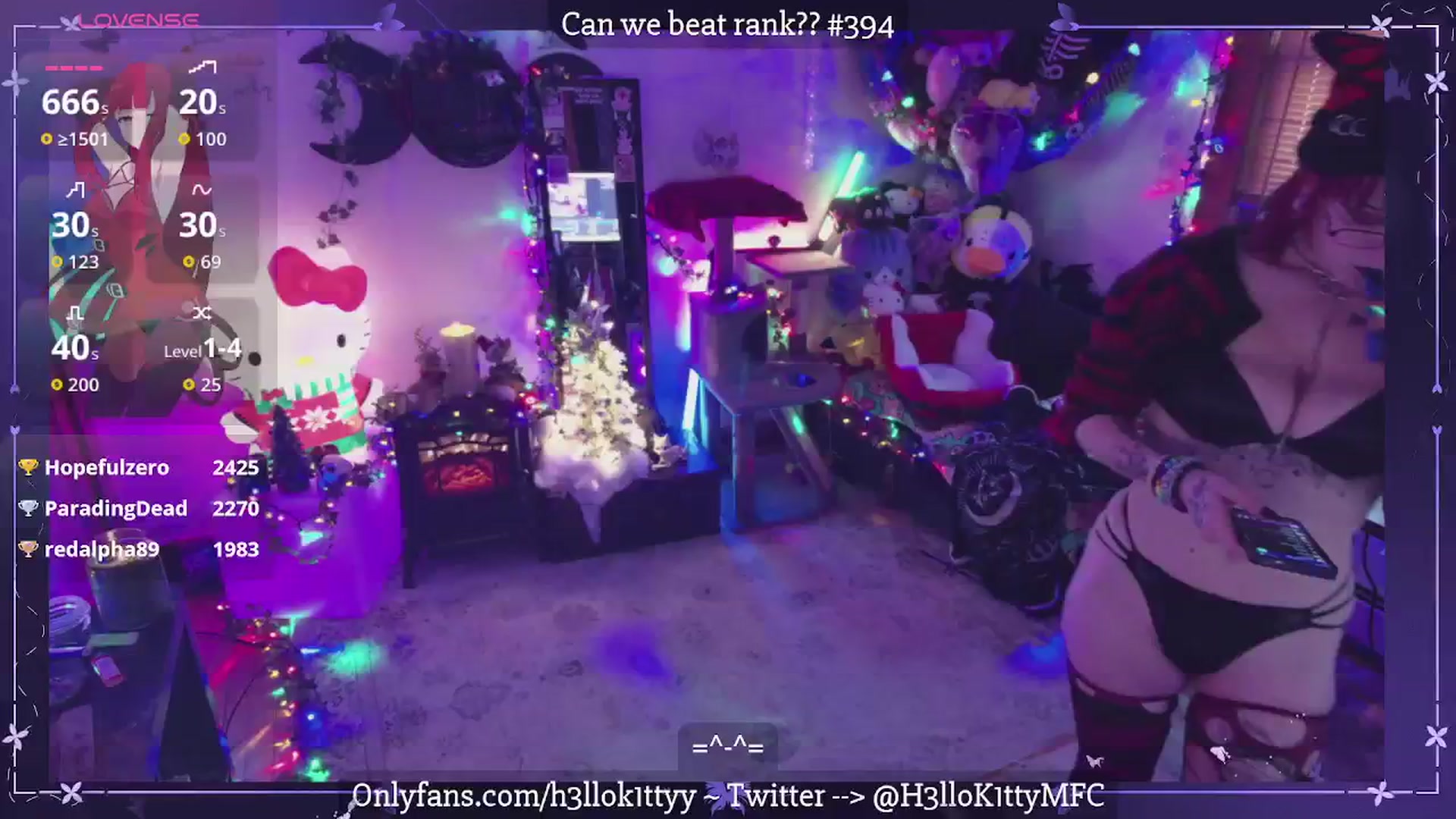 Gallery image thumbnail from H3llok1tty's myfreecams stream on, 12/19/2025, 12:52 image 19 of 20