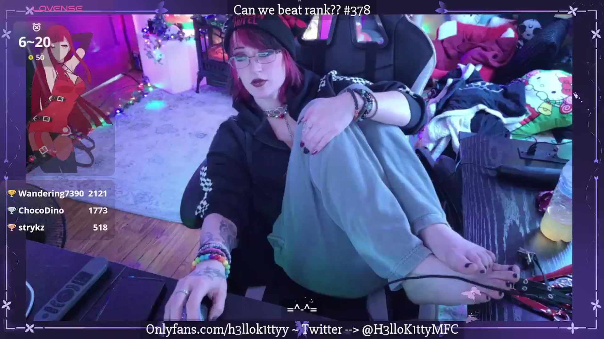 Gallery image thumbnail from H3llok1tty's myfreecams stream on, 12/21/2025, 14:45 image 15 of 20