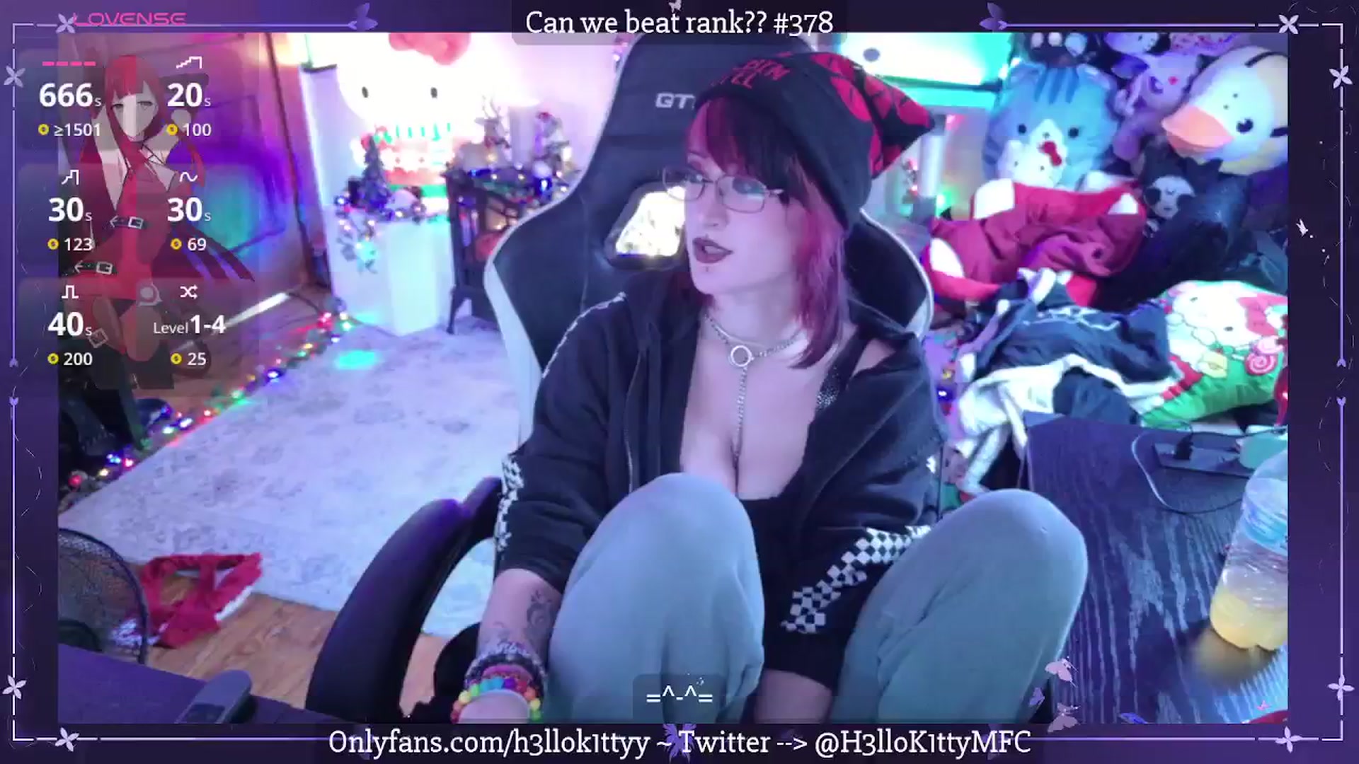 Gallery image thumbnail from H3llok1tty's myfreecams stream on, 12/21/2025, 14:45 image 6 of 20