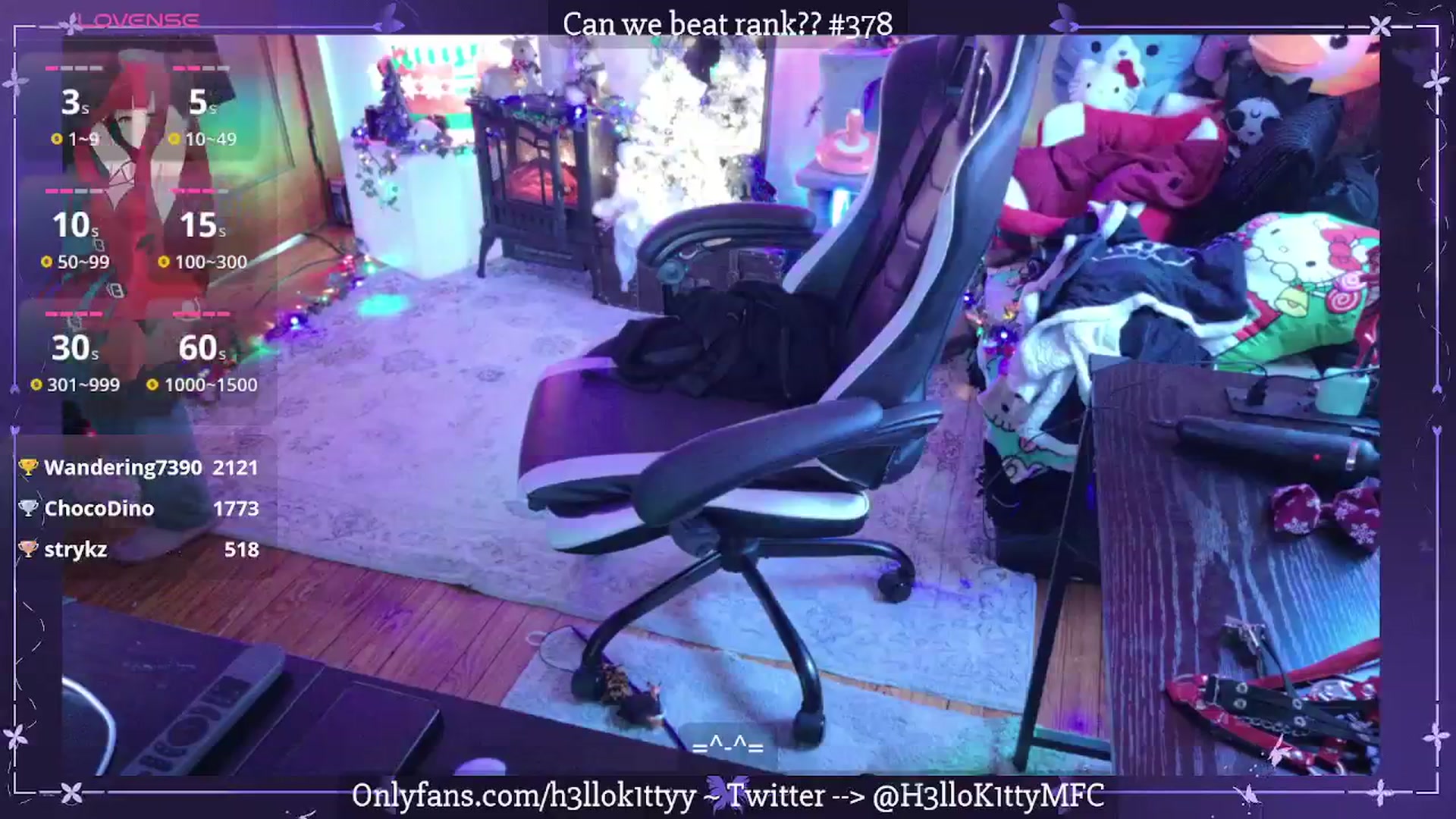 Gallery image thumbnail from H3llok1tty's myfreecams stream on, 12/21/2025, 14:45 image 17 of 20