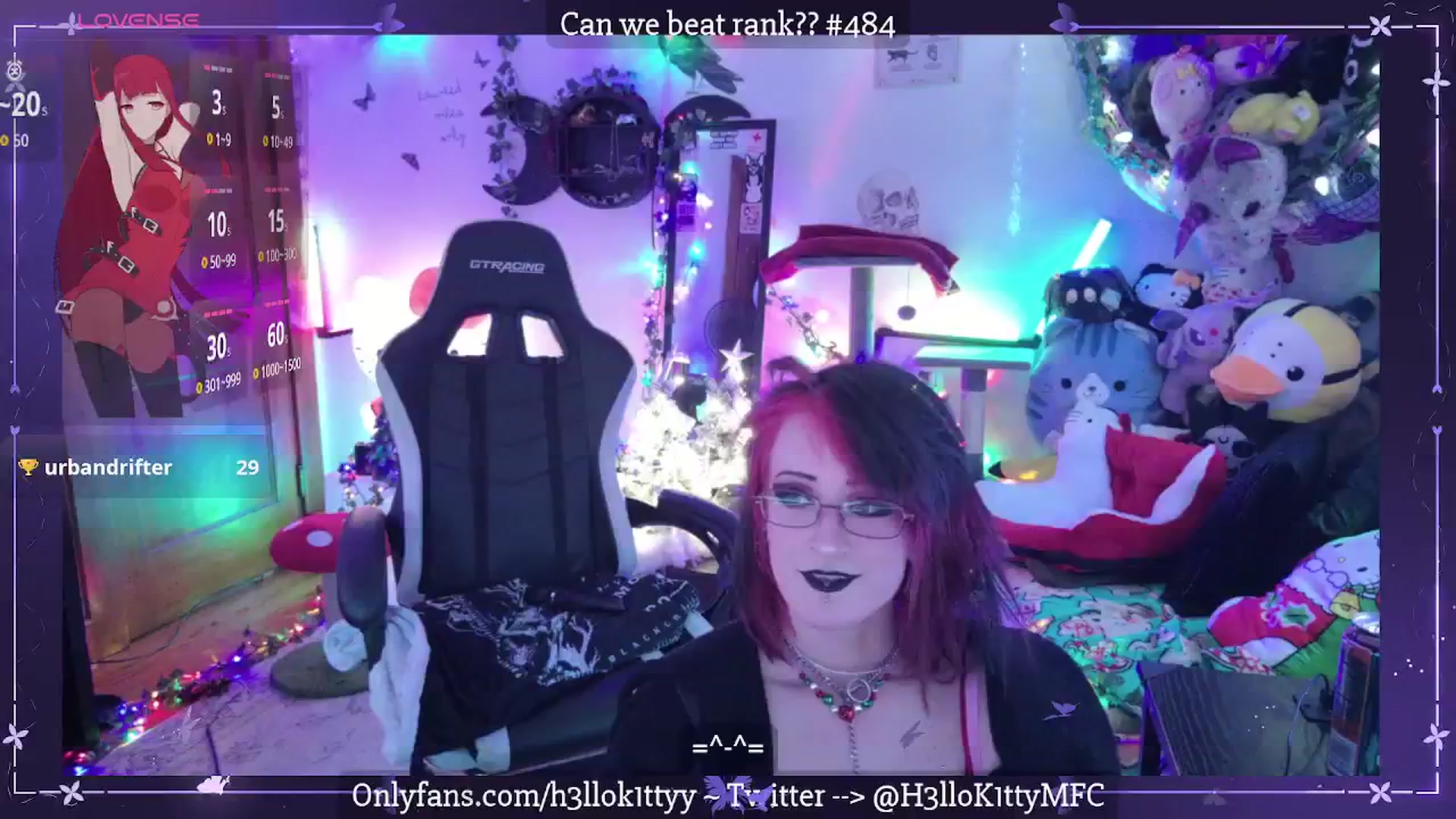 Gallery image thumbnail from H3llok1tty's myfreecams stream on, 12/25/2025, 13:26 image 13 of 20