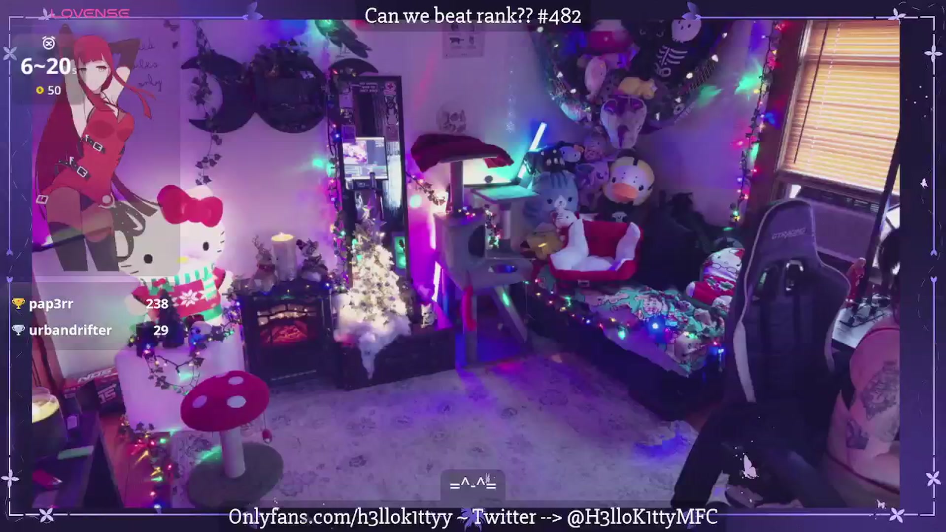 Gallery image thumbnail from H3llok1tty's myfreecams stream on, 12/25/2025, 13:26 image 18 of 20