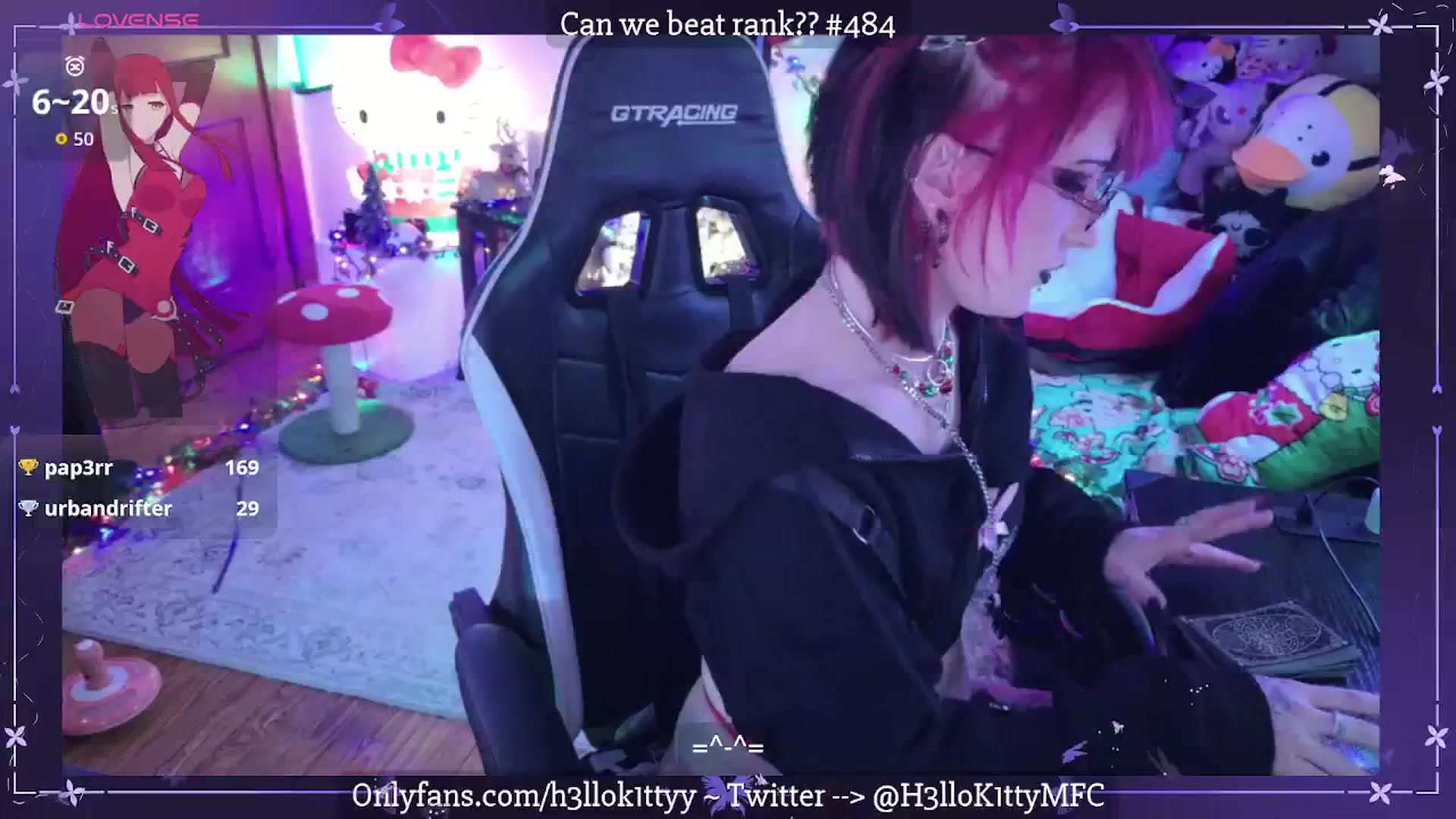 Gallery image thumbnail from H3llok1tty's myfreecams stream on, 12/25/2025, 13:26 image 15 of 20