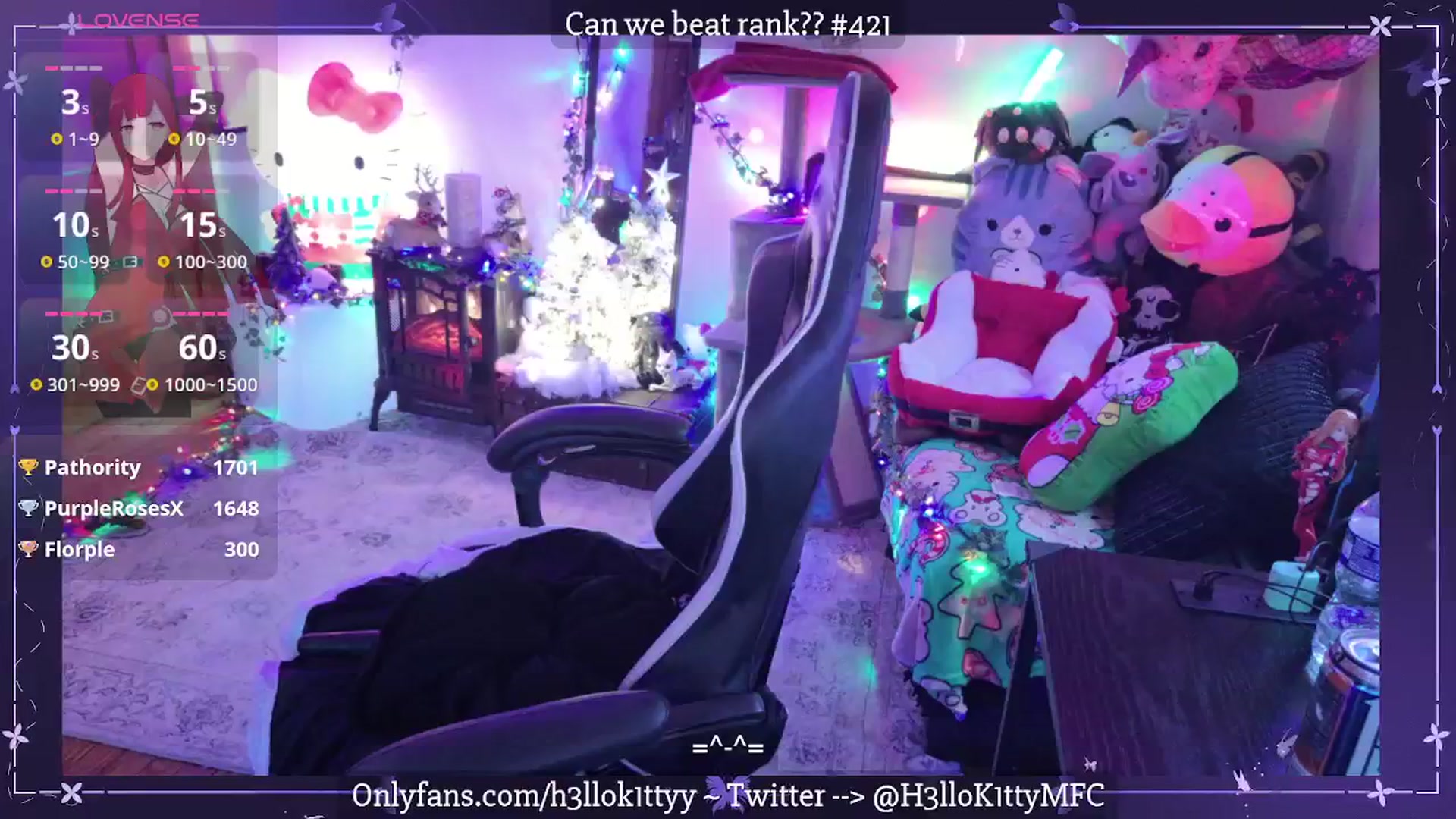 Gallery image thumbnail from H3llok1tty's myfreecams stream on, 12/27/2025, 22:06 image 17 of 20