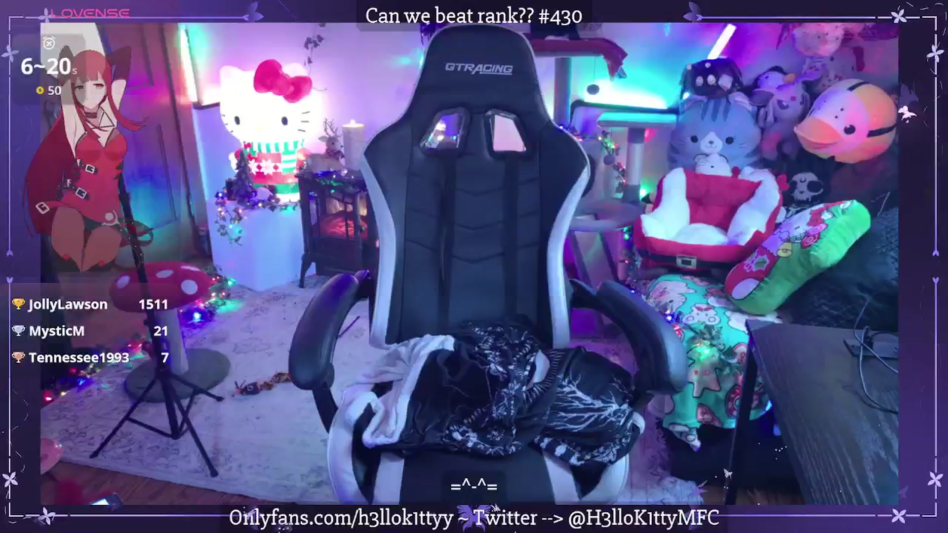 Gallery image thumbnail from H3llok1tty's myfreecams stream on, 12/28/2025, 14:11 image 4 of 20
