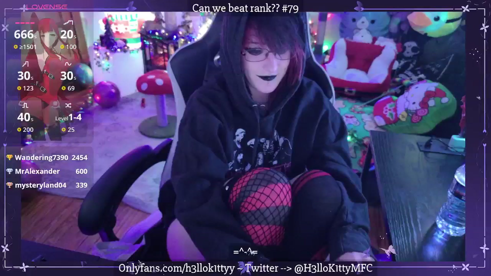 Gallery image thumbnail from H3llok1tty's myfreecams stream on, 01/01/2026, 12:36 image 20 of 20