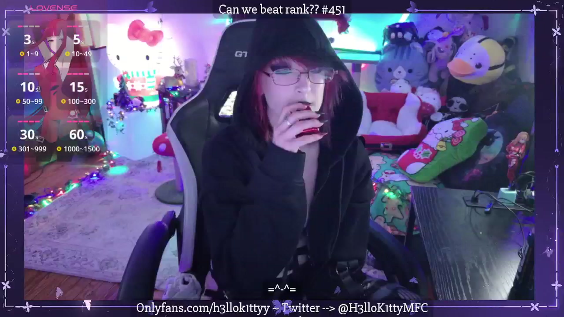 Gallery image thumbnail from H3llok1tty's myfreecams stream on, 01/02/2026, 11:21 image 2 of 20