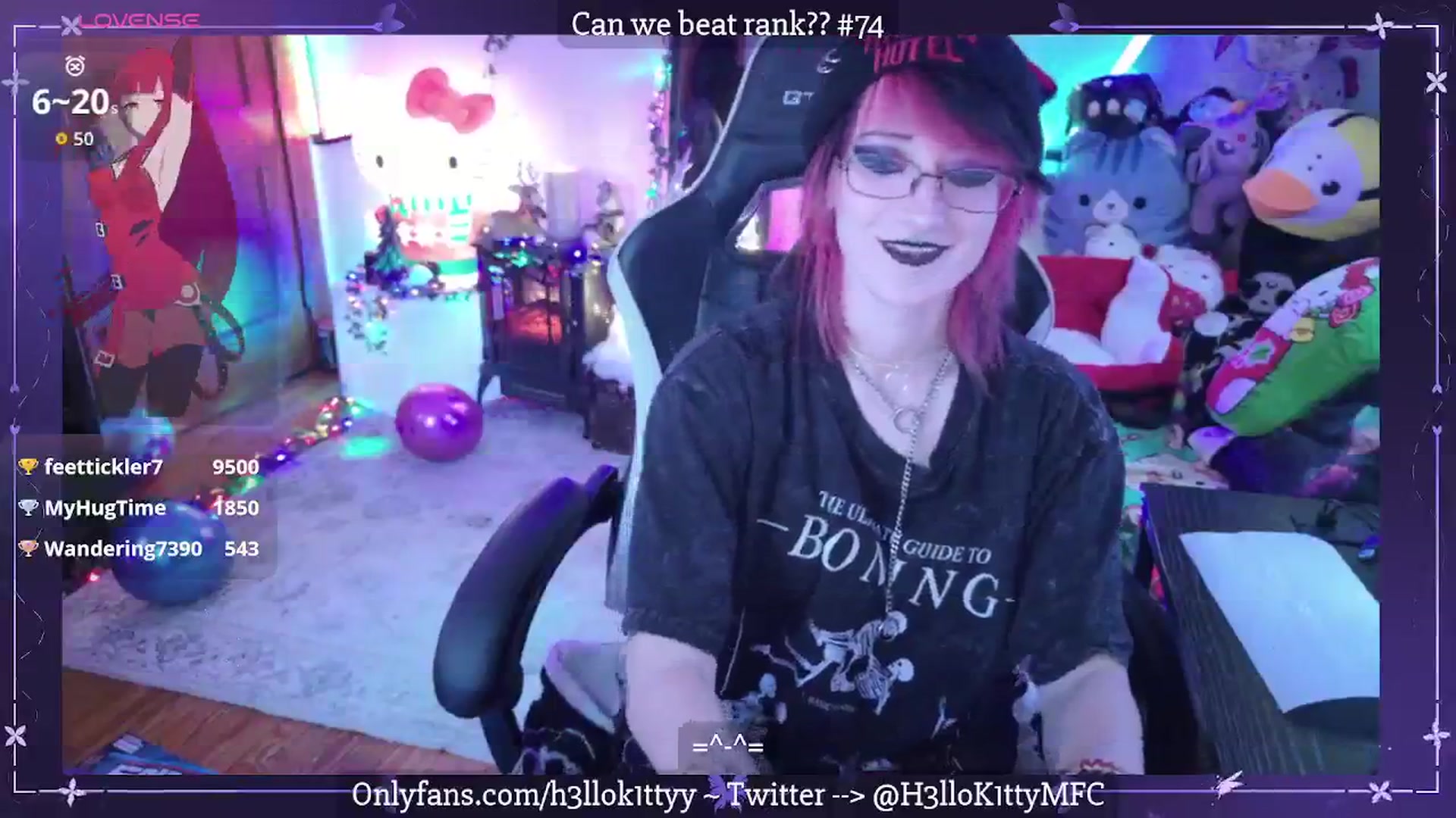 Gallery image thumbnail from H3llok1tty's myfreecams stream on, 01/02/2026, 13:38 image 17 of 20